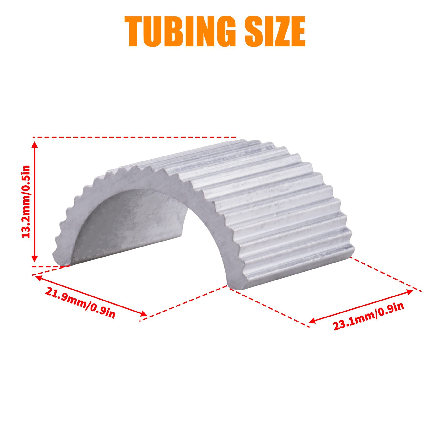 8pcs Handlebar Shim 7/8" Handlebars to 1" Motorcycle Handle Bar Spacer view 2