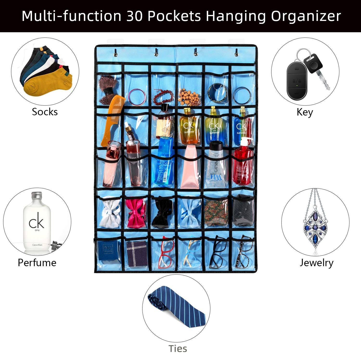 Classroom Pocket Chart for Cellphone Calculator Holder view 2