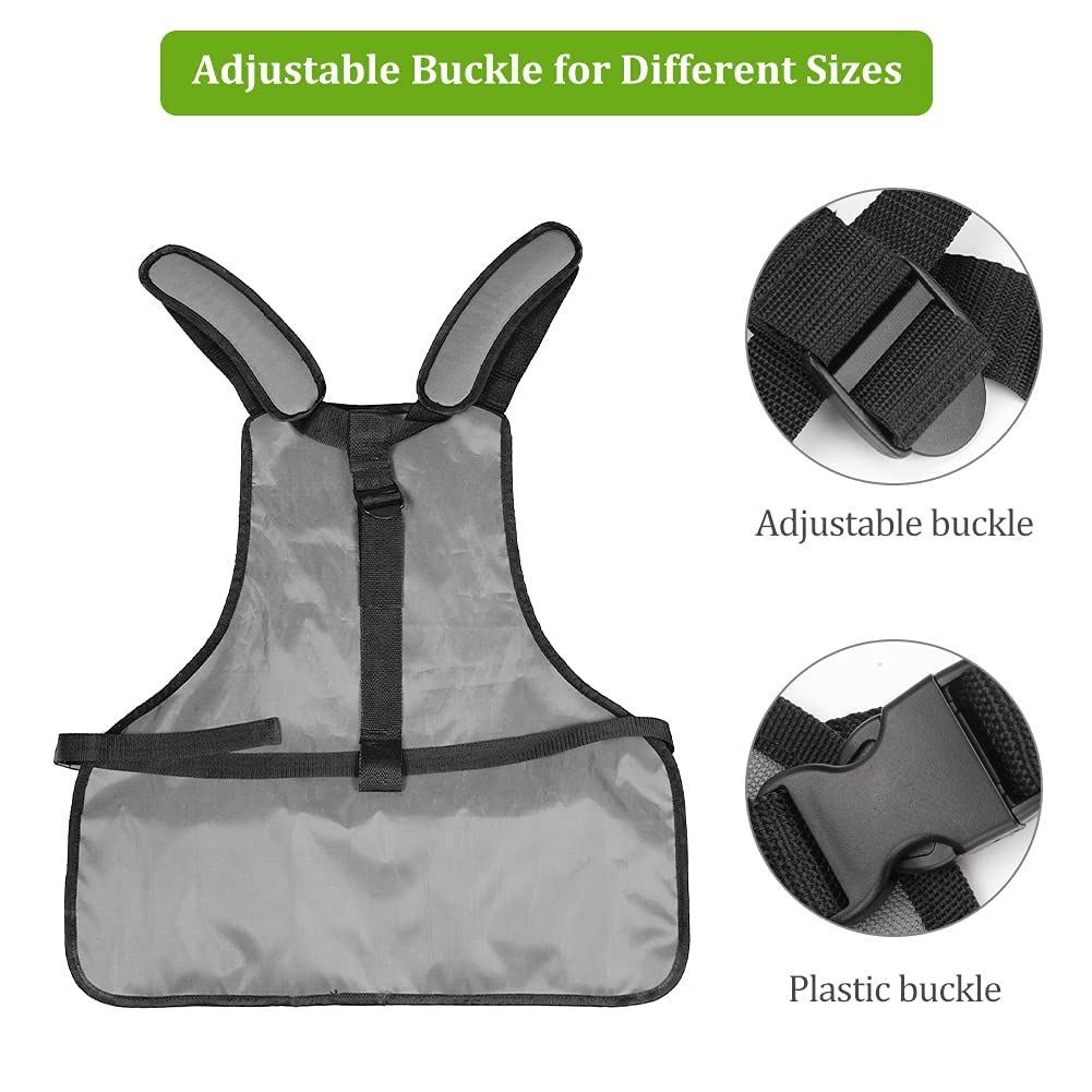 Garden Apron, Oxford Cloth Work Apron with Pockets, Adjustable Tool Apron for view 4