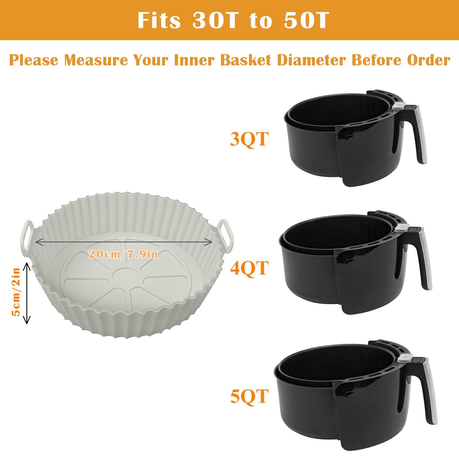 Air Fryer Silicone Baking Tray view 2