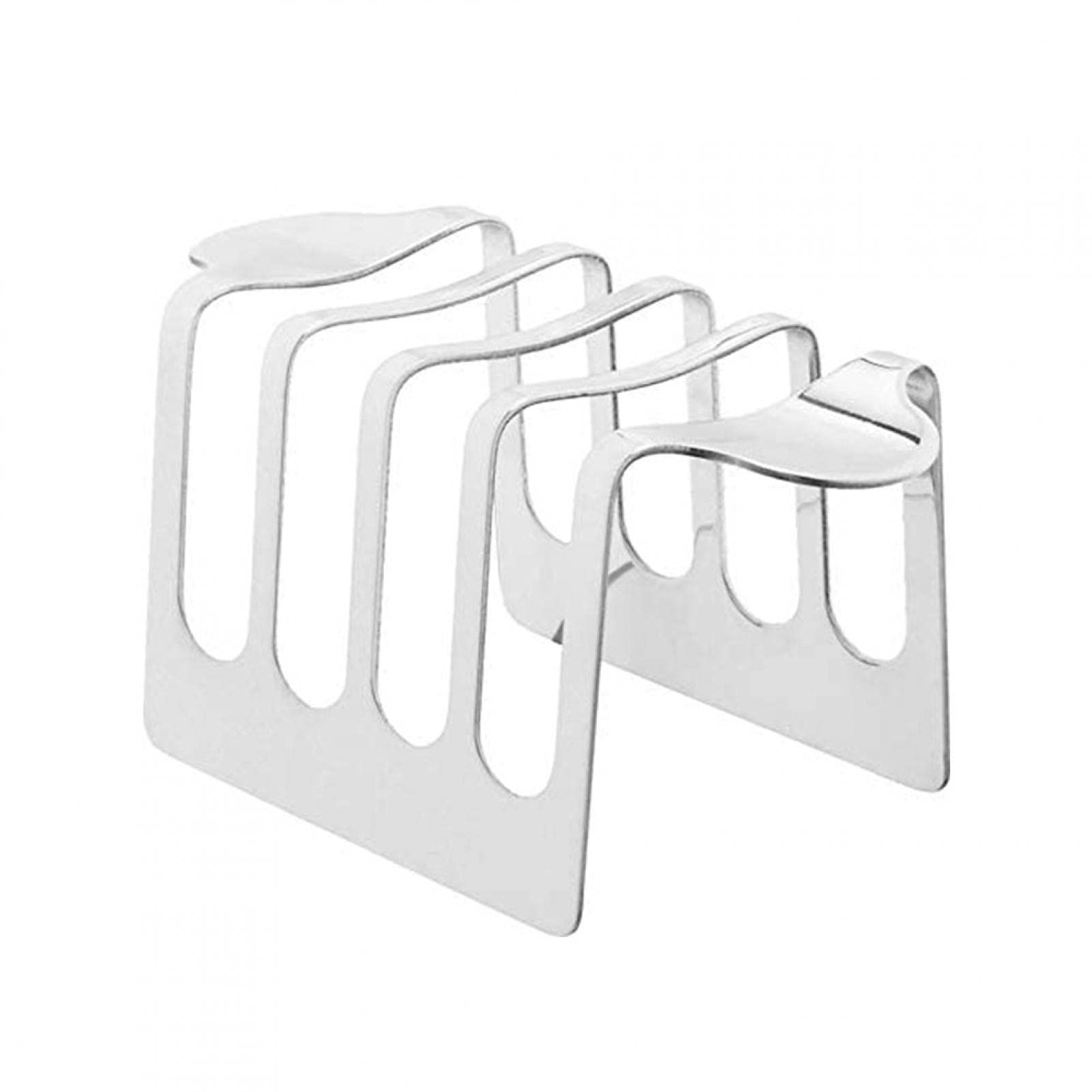 Toast Bread Rack Holder, 4 Slice Holes Toast Bread Rack, 4.92inch Rectangle