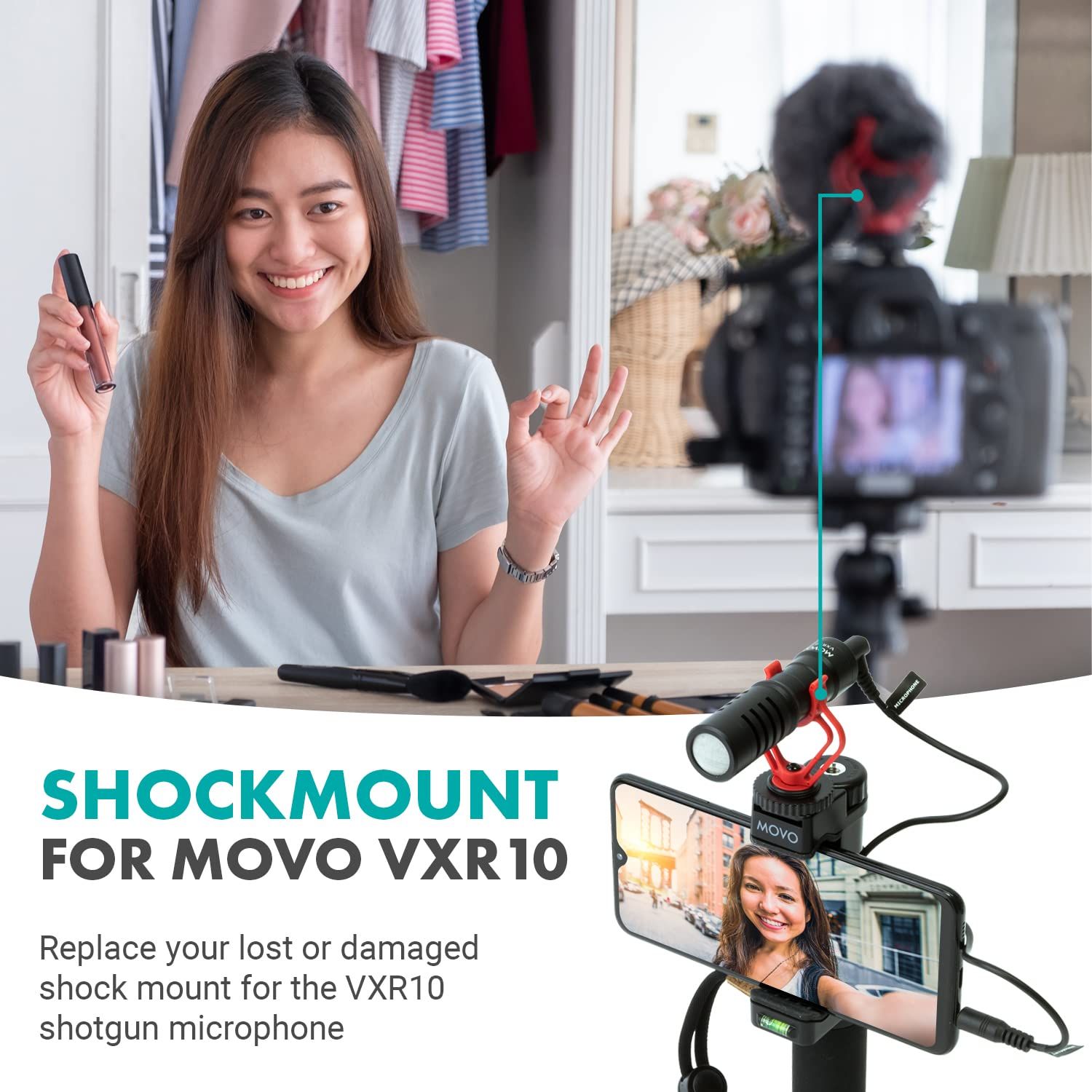 Replacement Shockmount for 10 Shotgun Camera Microphone- Shock Mount 10