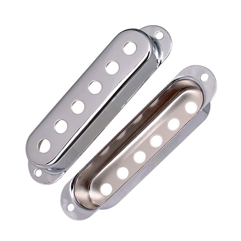 3pcs Different Brass Single Coil Pickup Covers For Fender Electric Guitar view 3