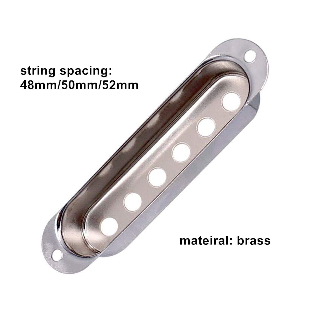 3pcs Different Brass Single Coil Pickup Covers For Fender Electric Guitar view 4