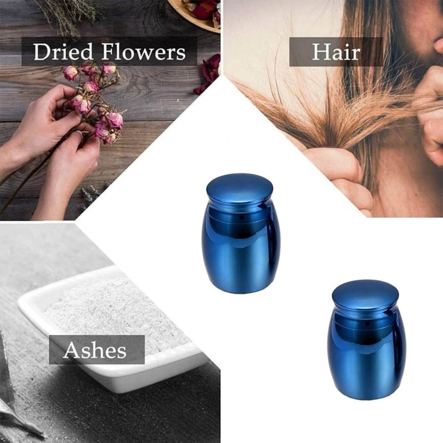 2PCS Small Pet Urns for Dog Ashes view 3