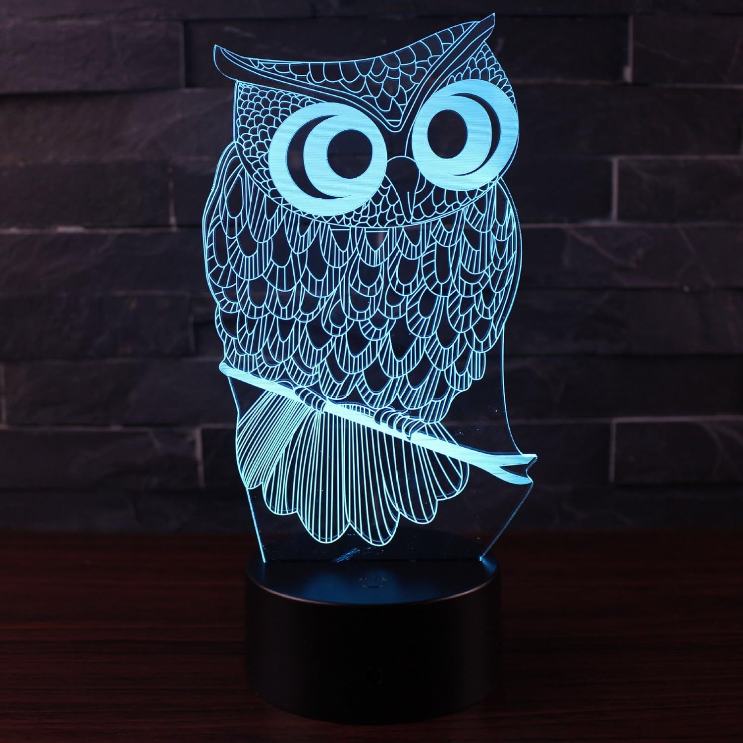 Owl Night Light Owl 3D Illusion Lamp Optical Illusion Lamp 3D Owl Eagle Night