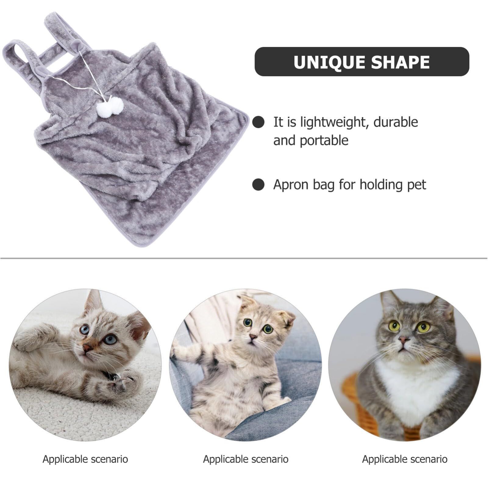 Carrier Bag Cat Accompany Carrier Bag Portable Outdoor Chest Apron Pouch Warm view 3