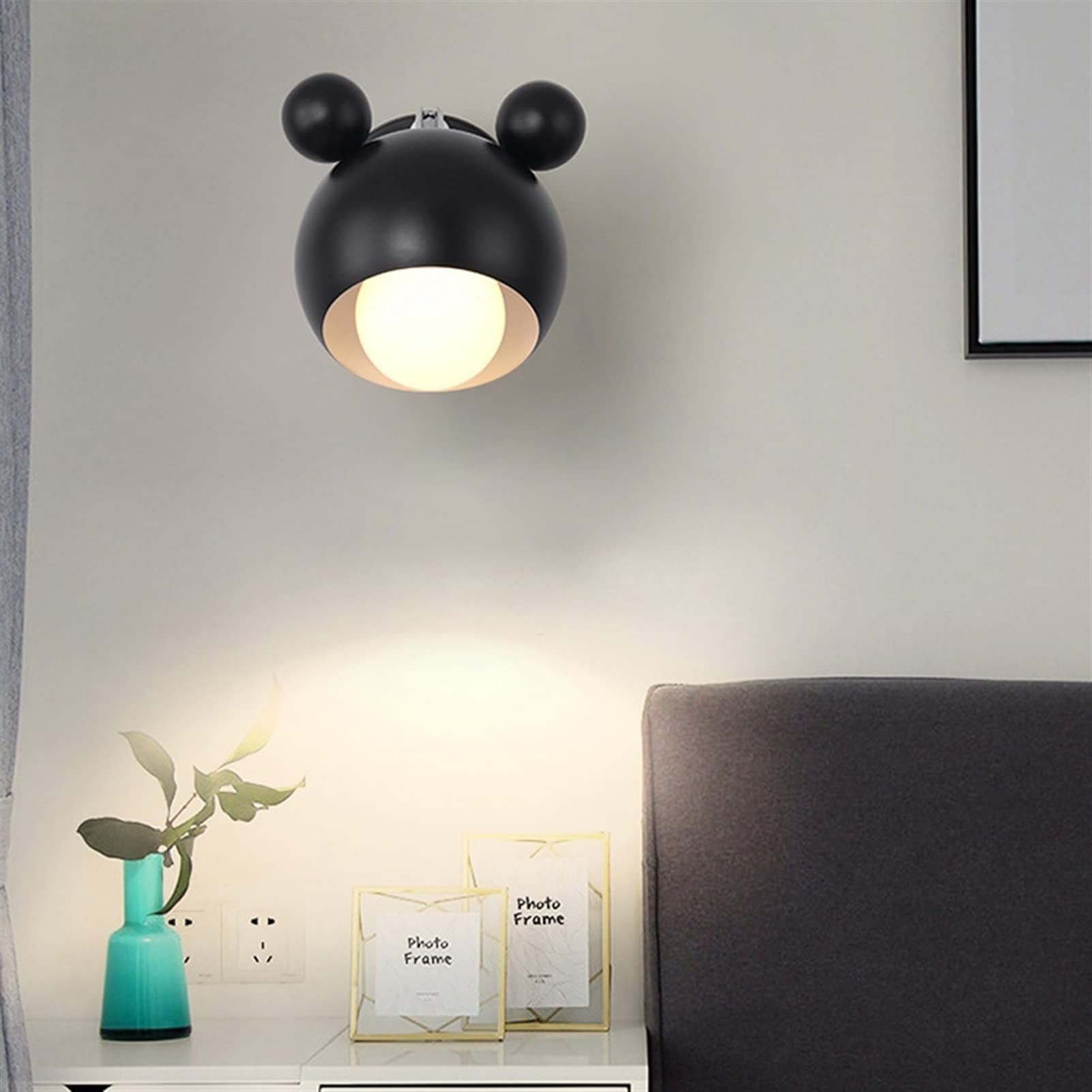 European wall light Children Room Wall Lamp Cute Cartoon - Idea Modern Wall view 4