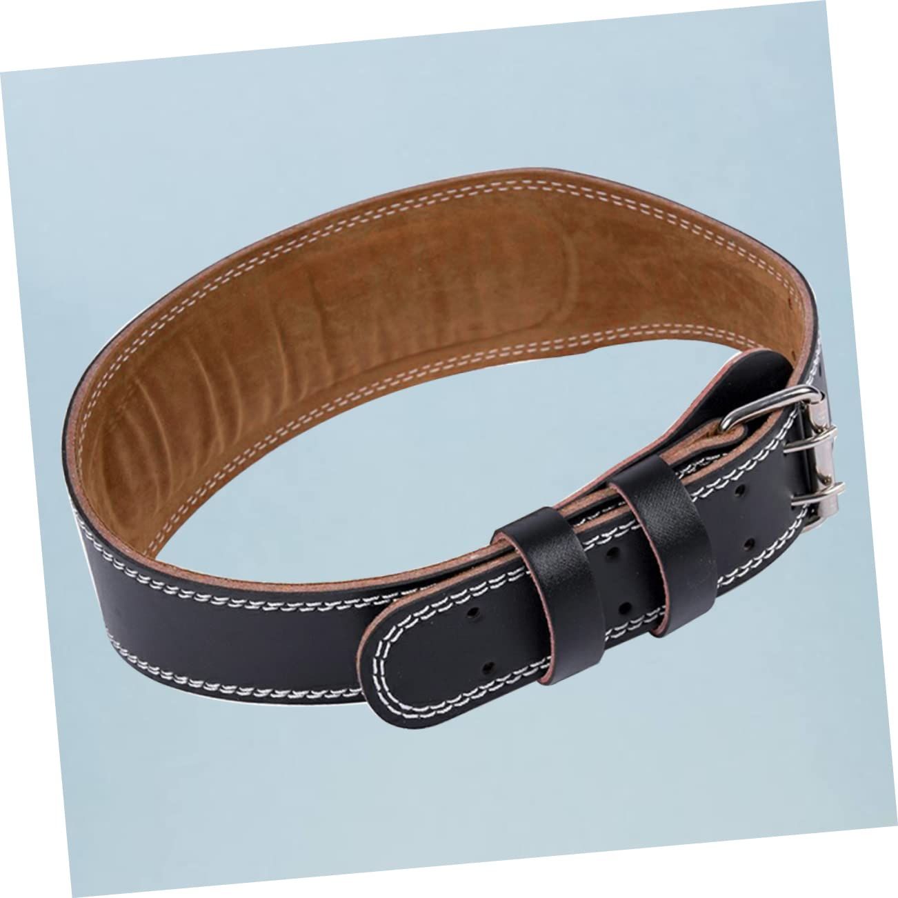 Leather Protective Back Strap Weight Lifting Belt Custom Weightlifting Belt view 3