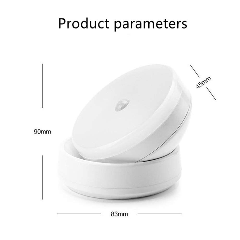 Human Night Light led Night Light Sensor 360 Degree Rotation USB Charging view 3