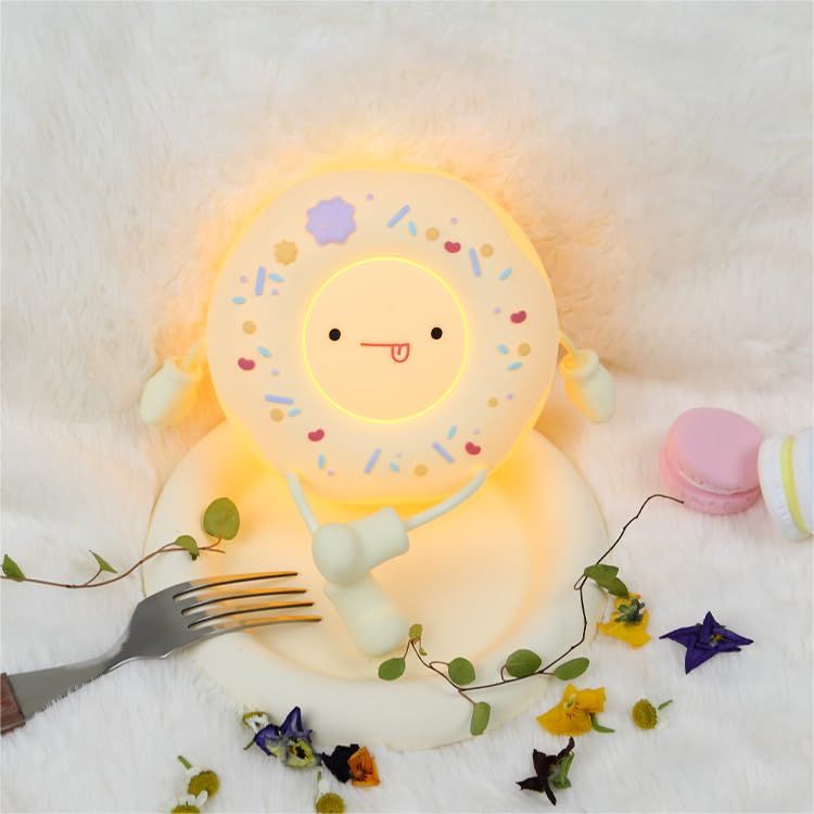 Cute Donut Lamp - Donut Dessert Night Light view 2
