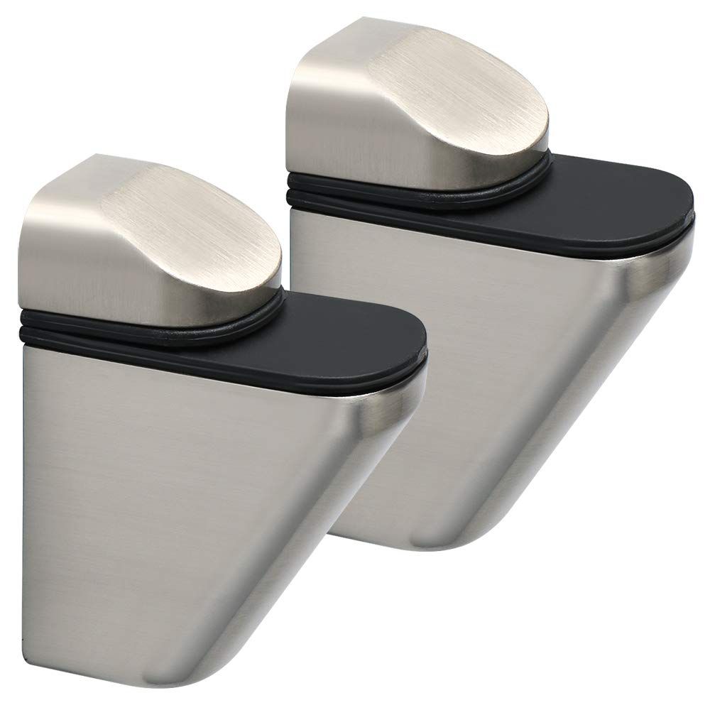 2 Pcs Adjustable Brackets Board/Glass Shelf Bracket Wall Mount Support Shelves