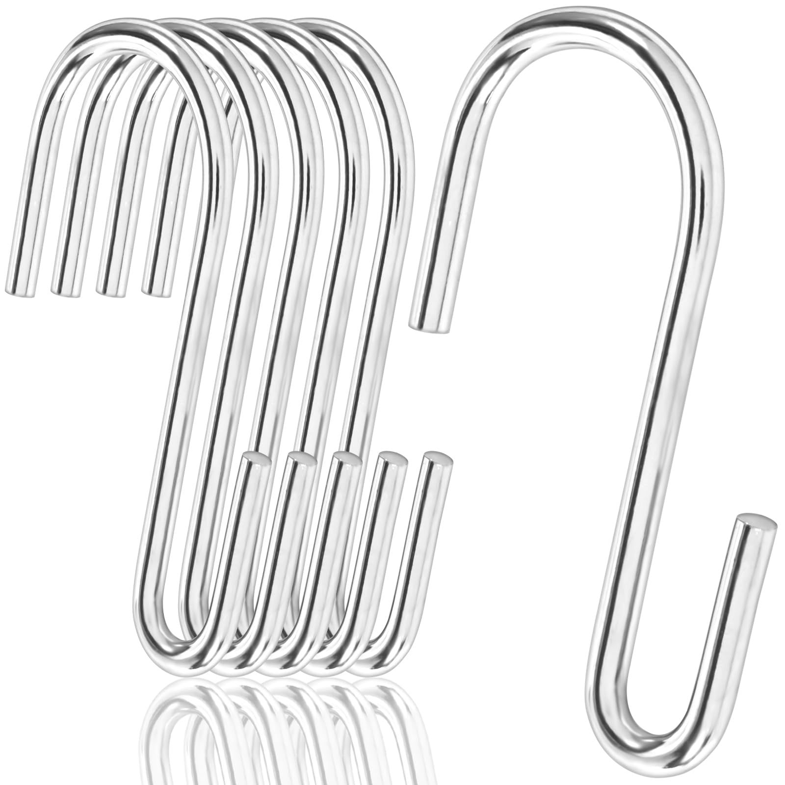 30 Pack Small S Hooks for Hanging Spoons Pots Utensils Kitchenware
