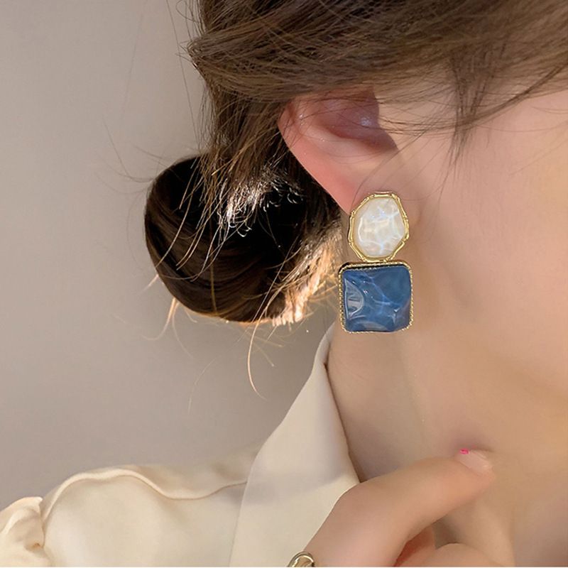Bohemian Stud Earrings Women Wedding Jewelry Boho Statement Earrings-Drop view 2