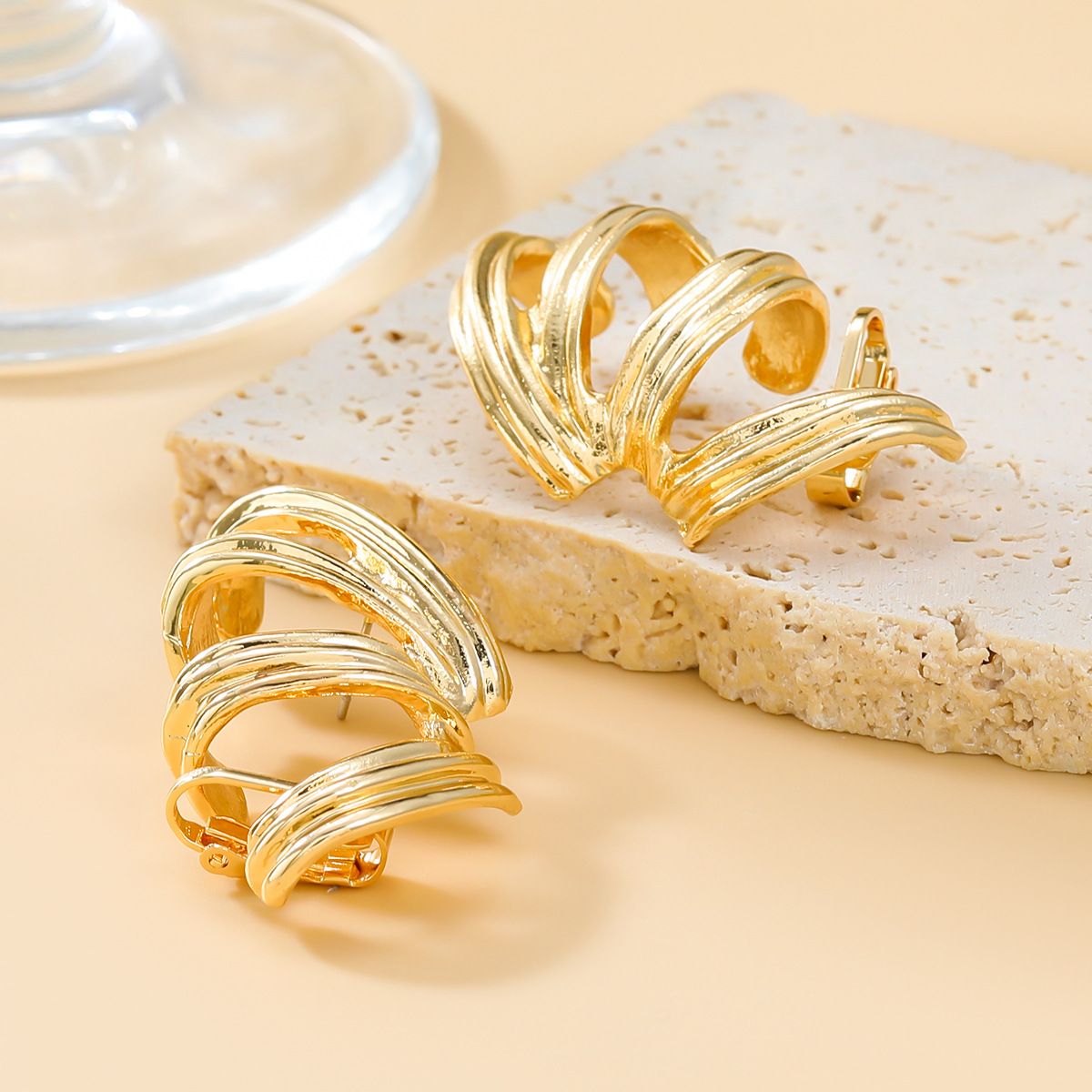 Earrings for Women Personality Simplicity Twisted Chain Earrings view 2