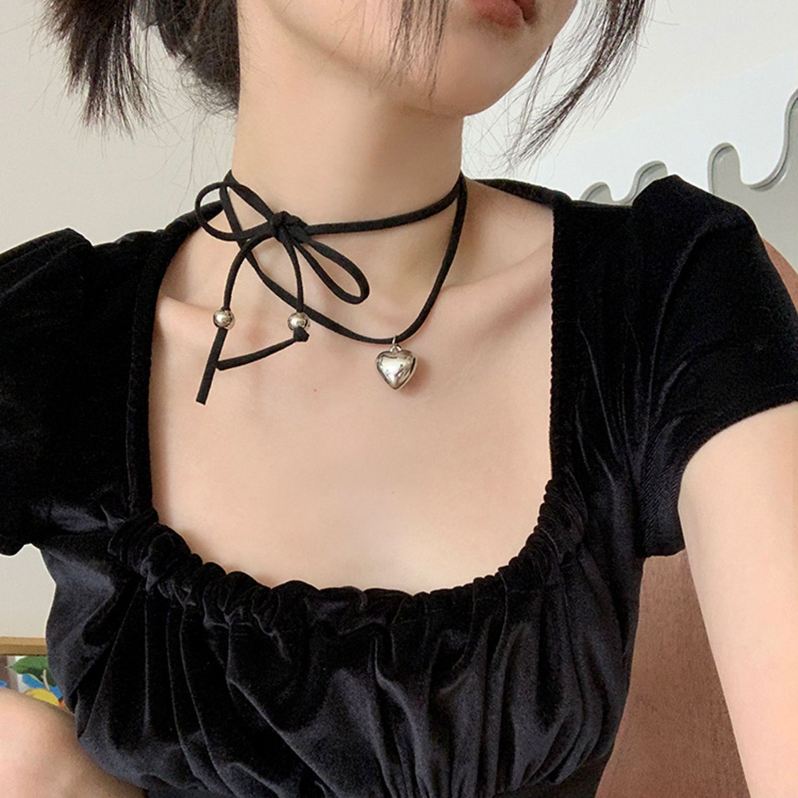 choice of all Chunky Necklace for Women Layered Chunky Choker Necklace Cuban view 2
