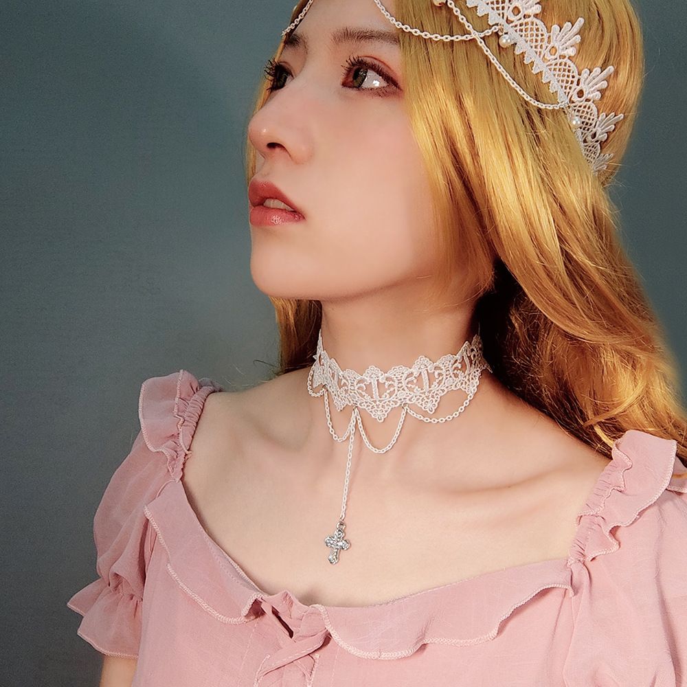 Elegant Noble Simple Beautiful Women Dresses Accessories Punk Style Handmade view 3