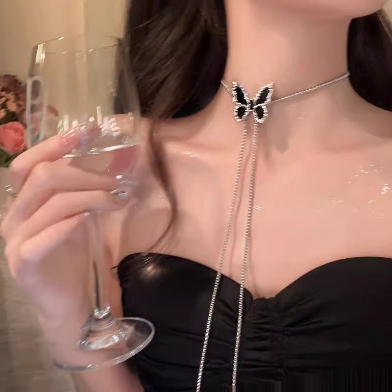 Lucky Butterfly Choker Necklace For Women view 5