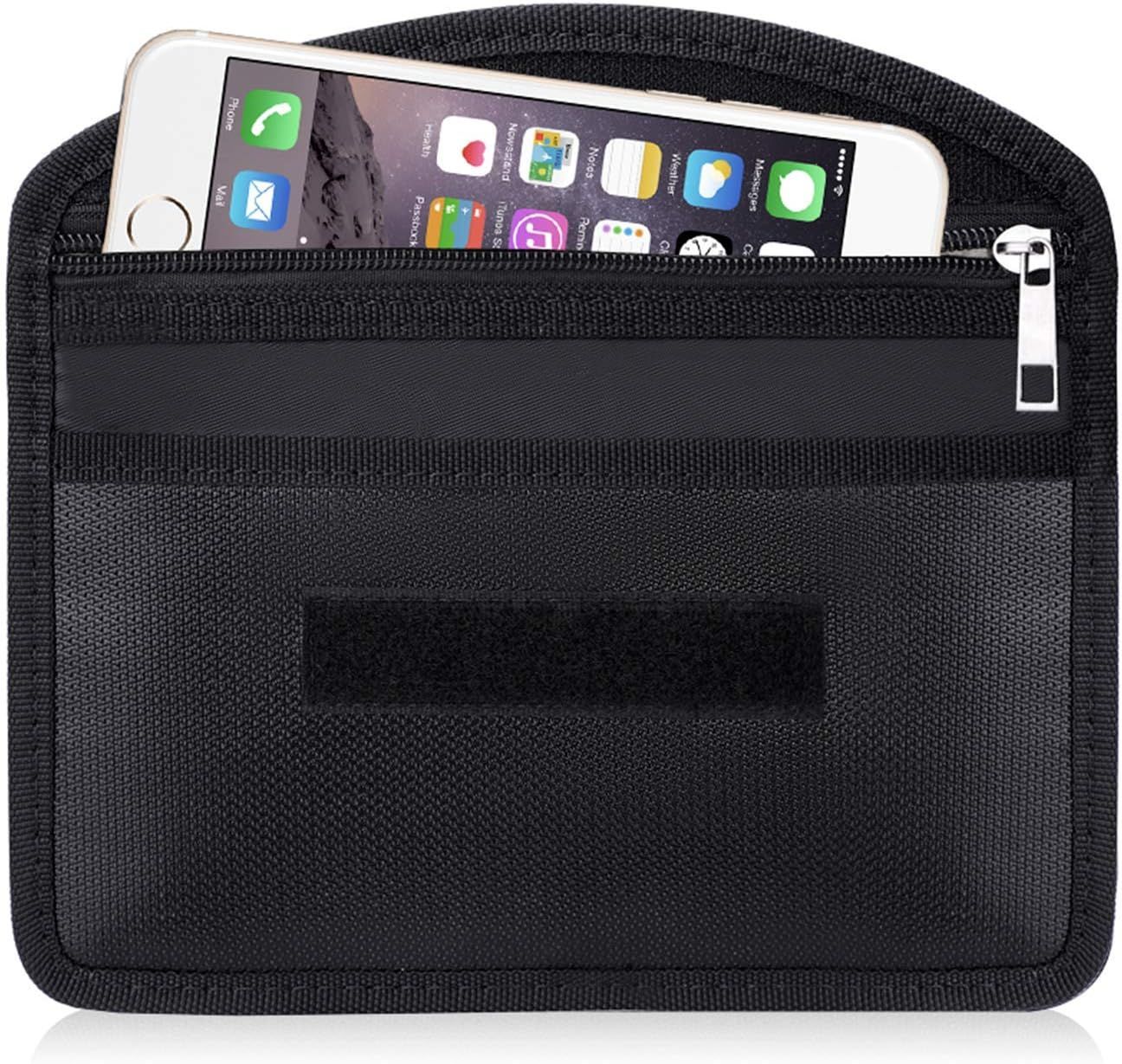 Bag with Zipper Anti-Tracking Car Key Signal Blocker Wallet Shielding Pouch view 5