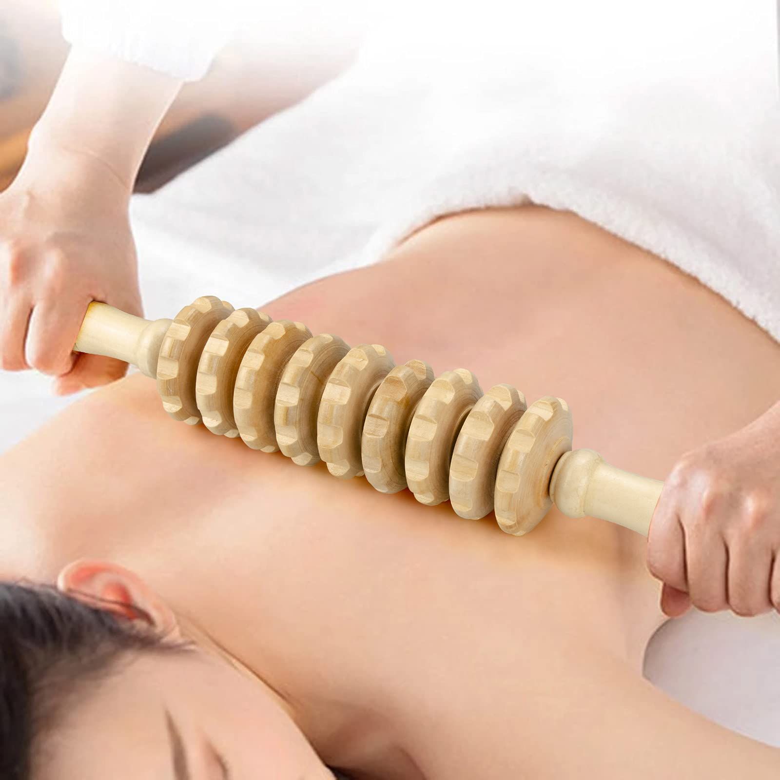 Wood Massage Roller Stick view 3