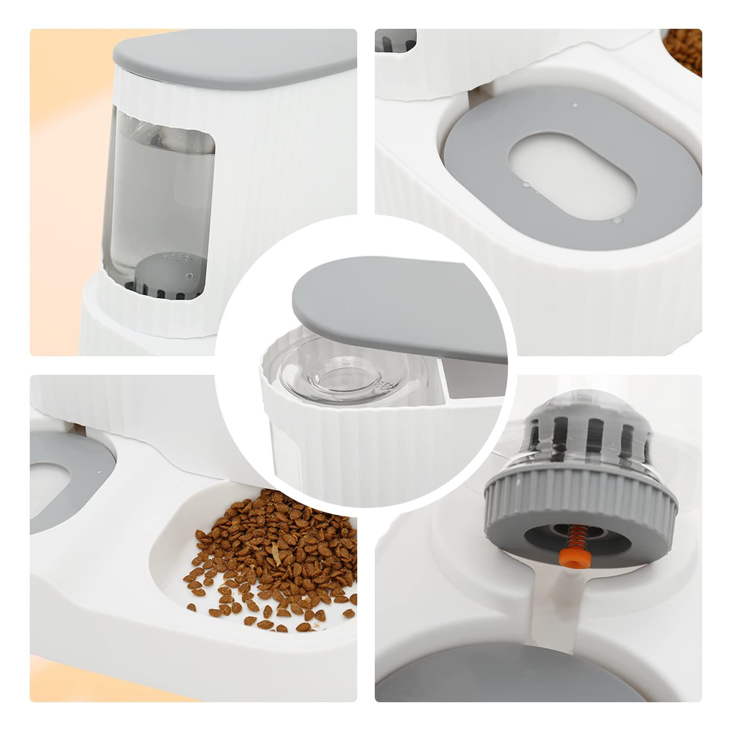 Gravity Feeder and Water Dispenser Set view 3