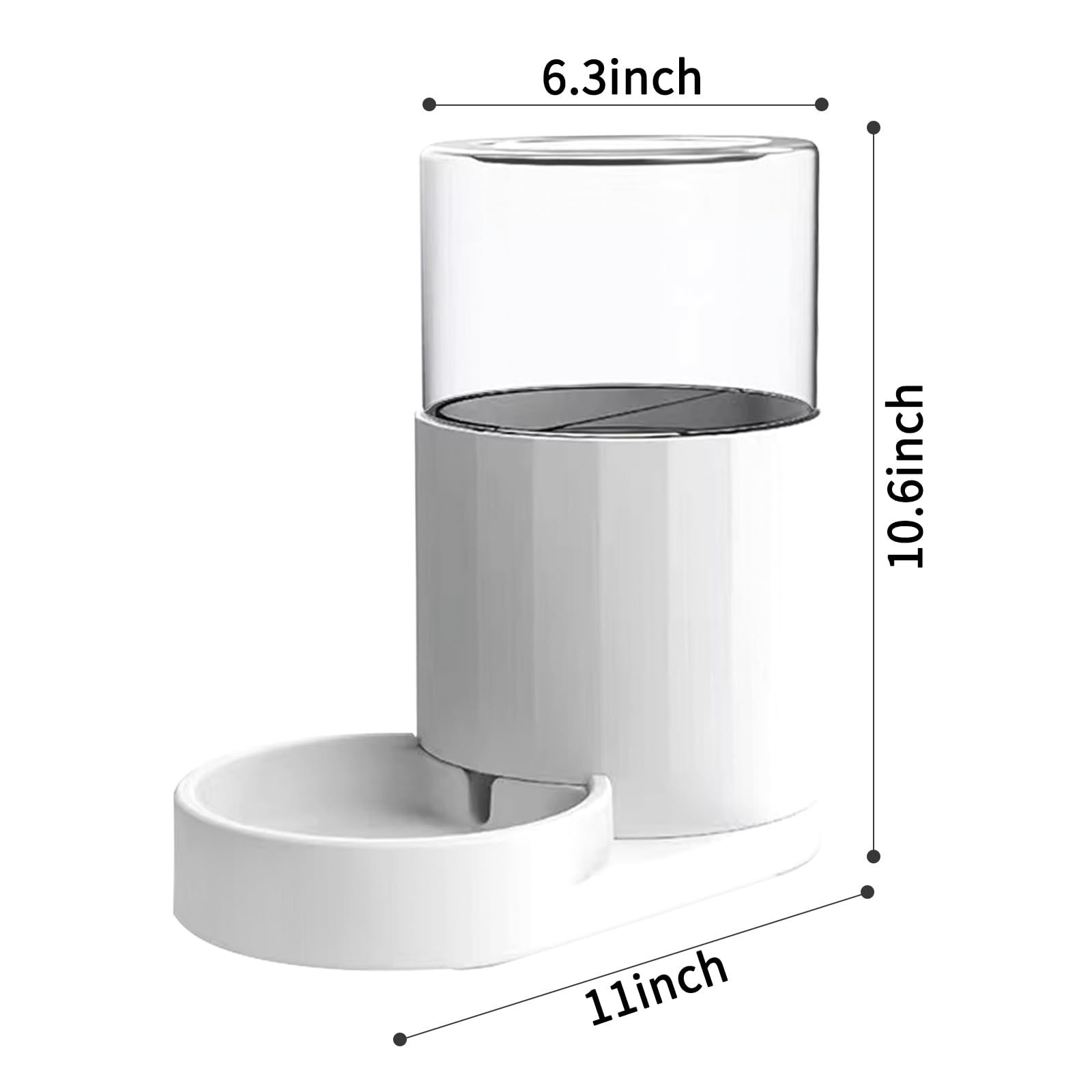 Automatic Pet Waterer, Gravity Water Dispenser, Large Capacity Water Feeder view 2