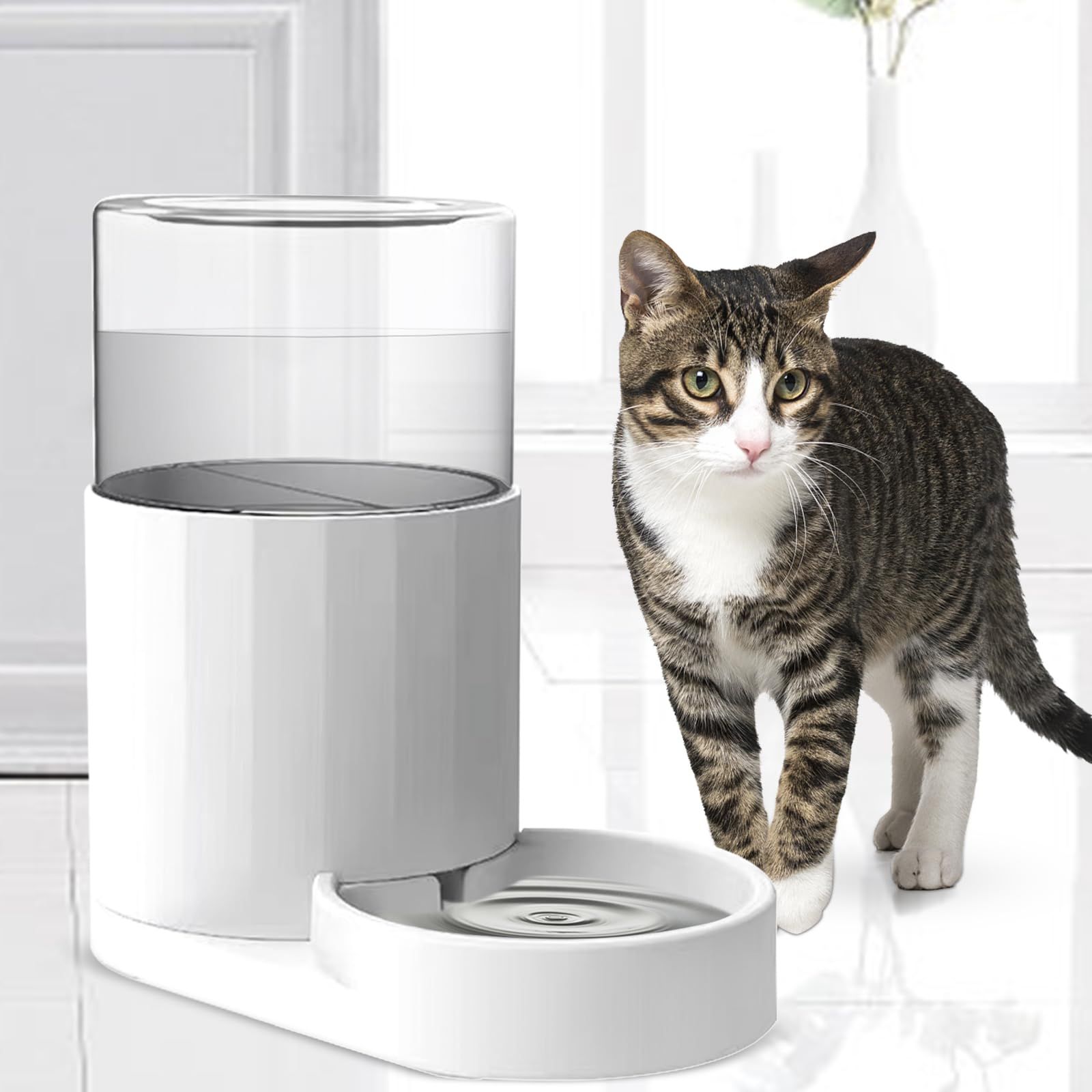 Automatic Pet Waterer, Gravity Water Dispenser, Large Capacity Water Feeder view 4