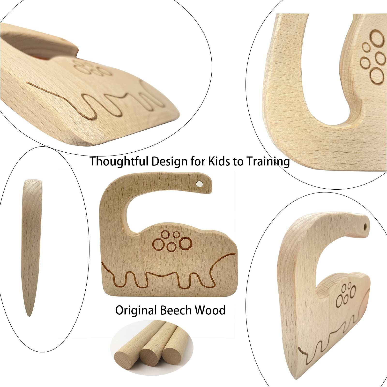 Wooden Kids Knife for Cooking view 4