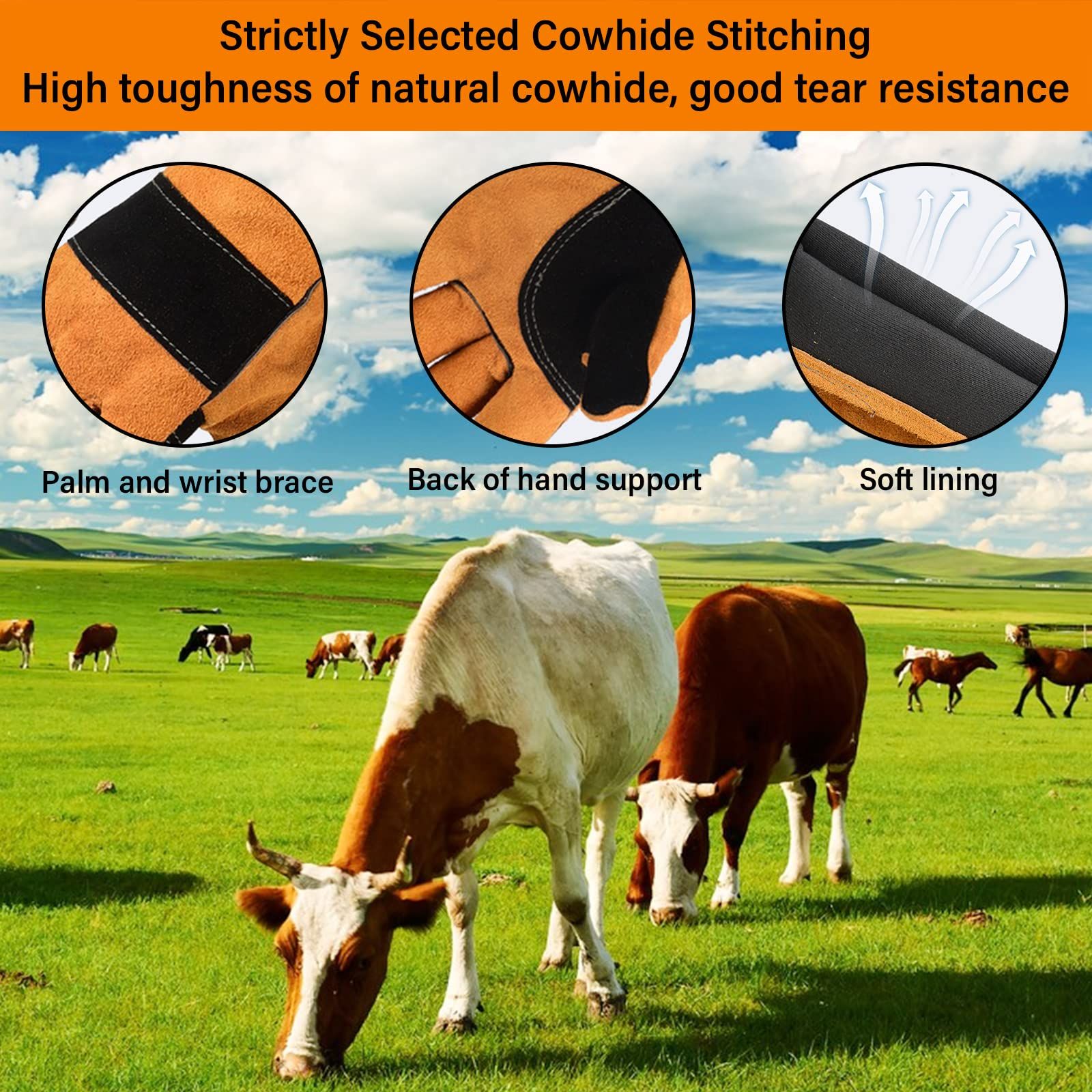 Animal Handling Gloves,Cat Bite Proof Gloves,Multipurpose Pet Bite Proof Glove view 3