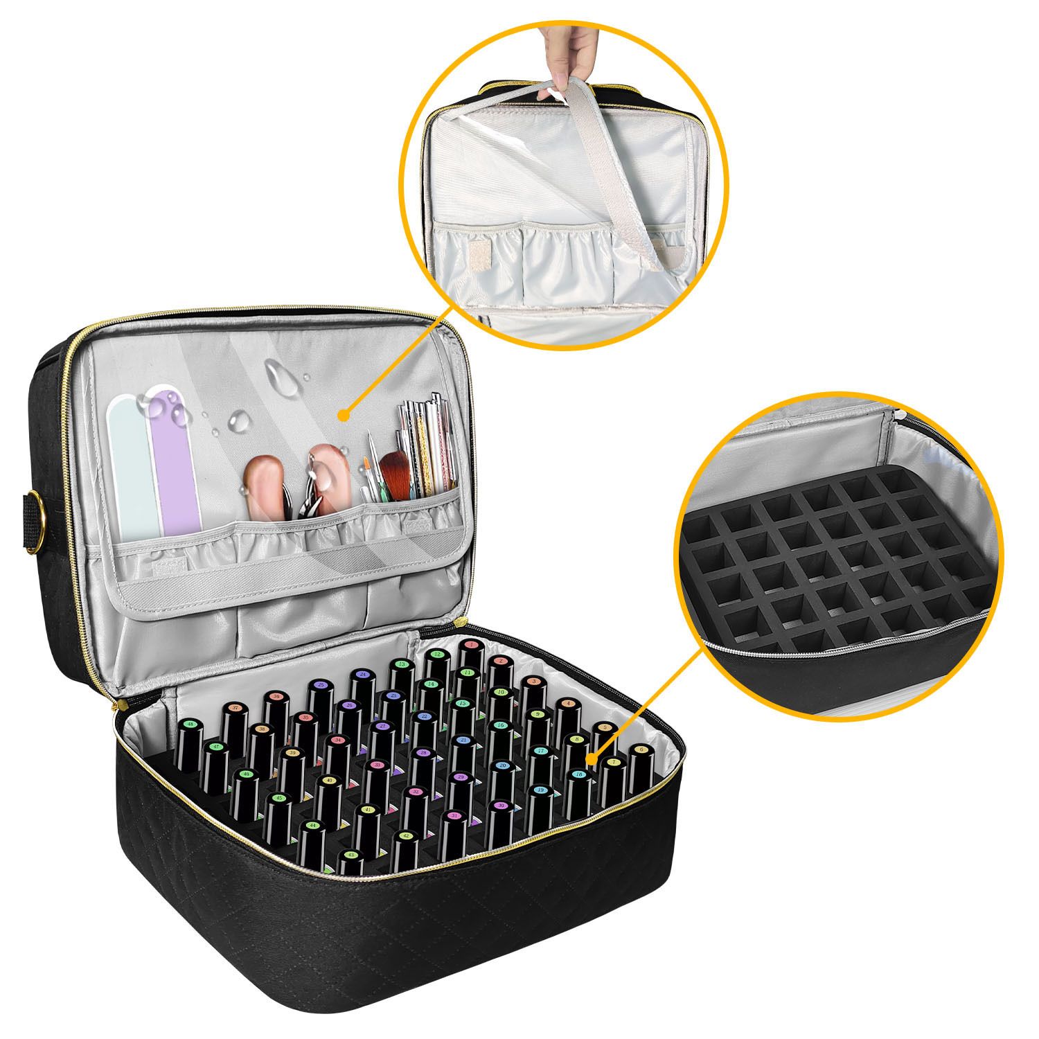 Storage Box | Nail Polish Display Bag | Nail Polish Case | Nail Polish Storage view 4