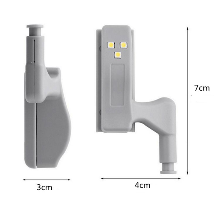 10Pcs Hinge LED Sensor Light/Cool White for Light-Kitchen Cabinet Cupboard view 2