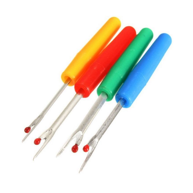 Seam Ripper 4pcs Stitch Eraser Thread Cutter Small Clothes Tag Remover Seam view 4