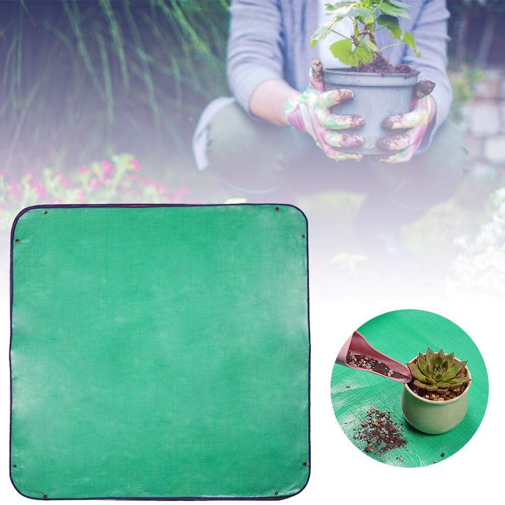 Plant Repotting Mat,65*65CMTransplanting Pad Square Mat, Waterproof Plant view 2