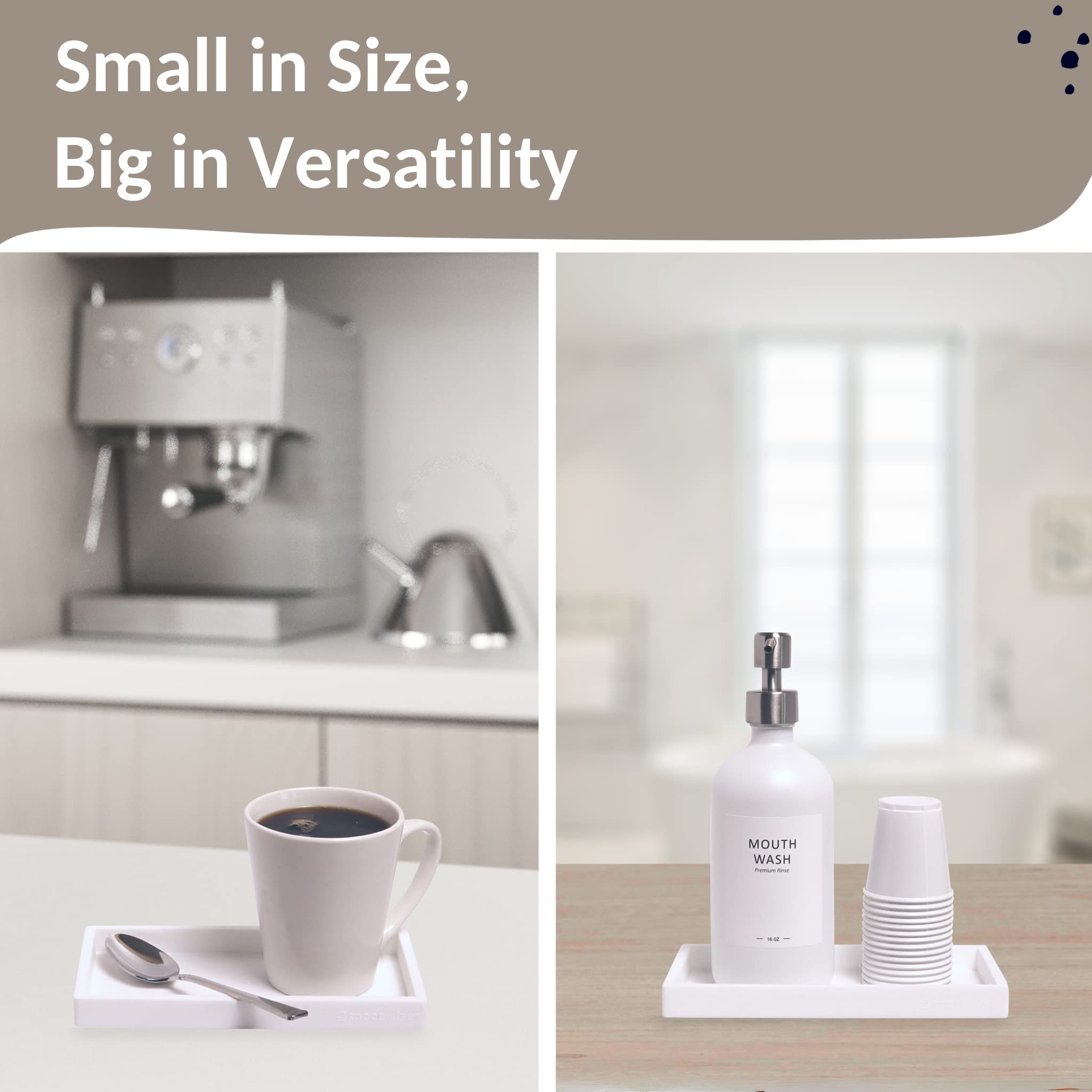 Countertop and Vanity Tray – Small Shatterproof Flexible Bathroom Tray view 5