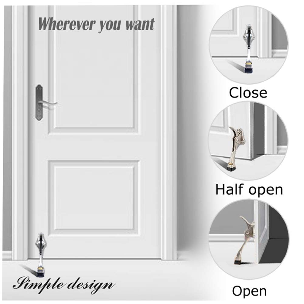 Pedal Kick Down Door Stop Stopper Easy Step Door Kick Doorstop view 3