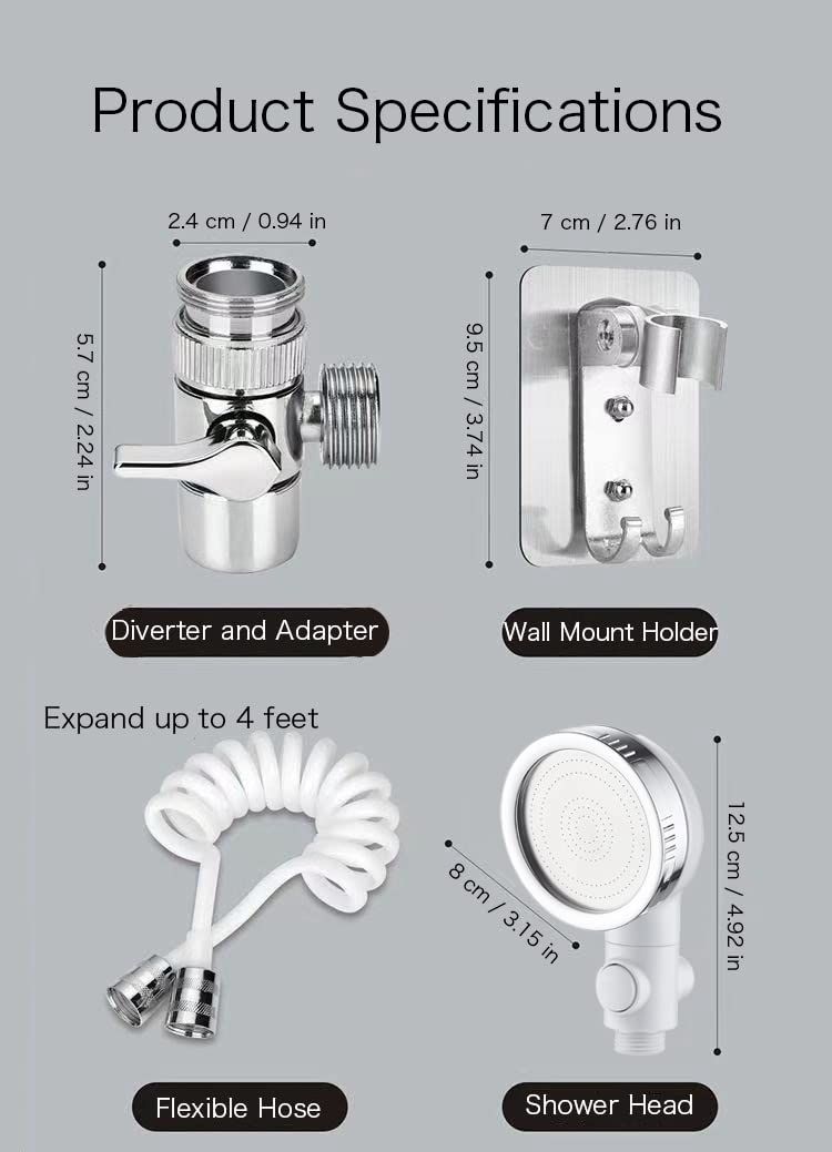 Generic Basin Handheld Shower Set view 2