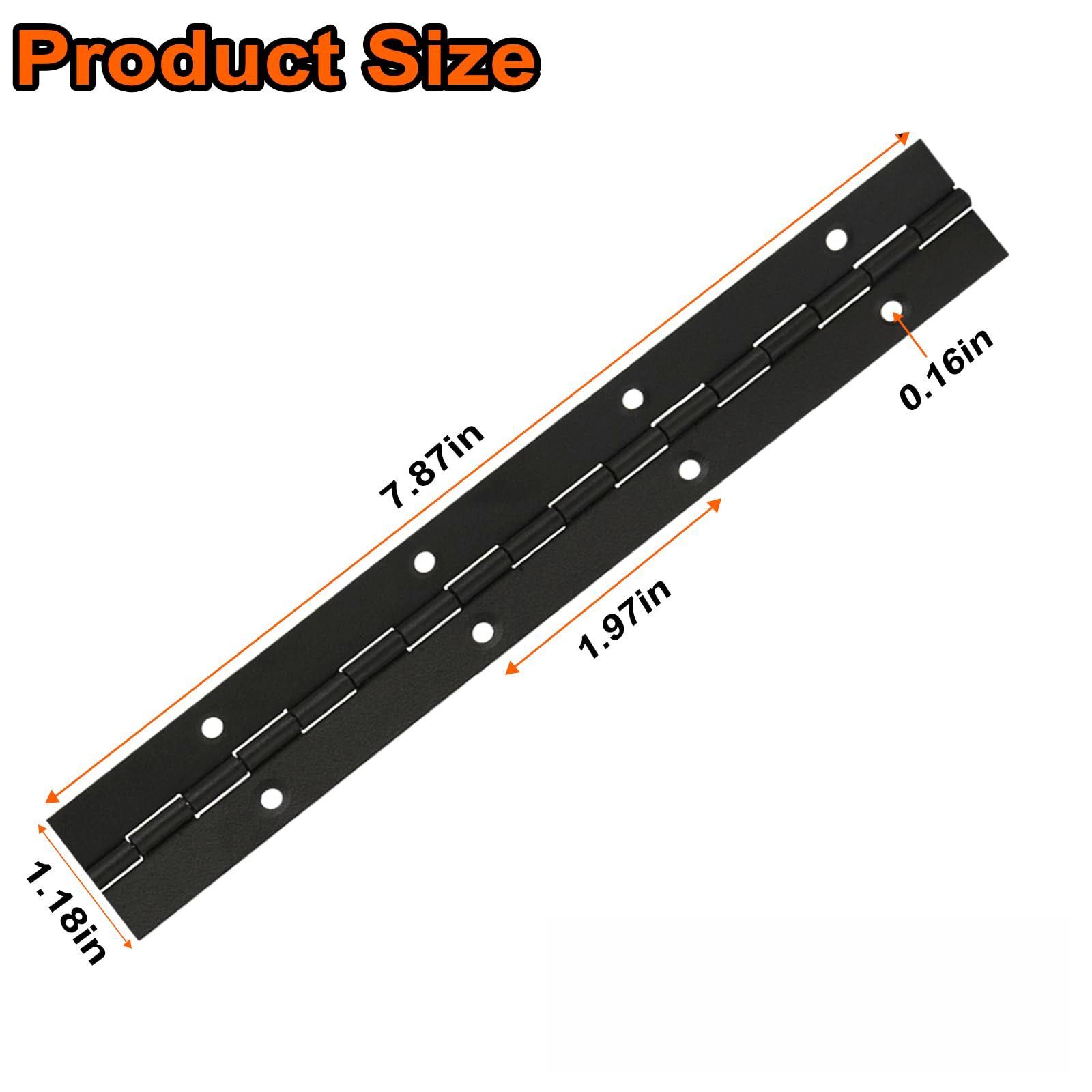 6Pack 8Inch Piano Hinges view 2