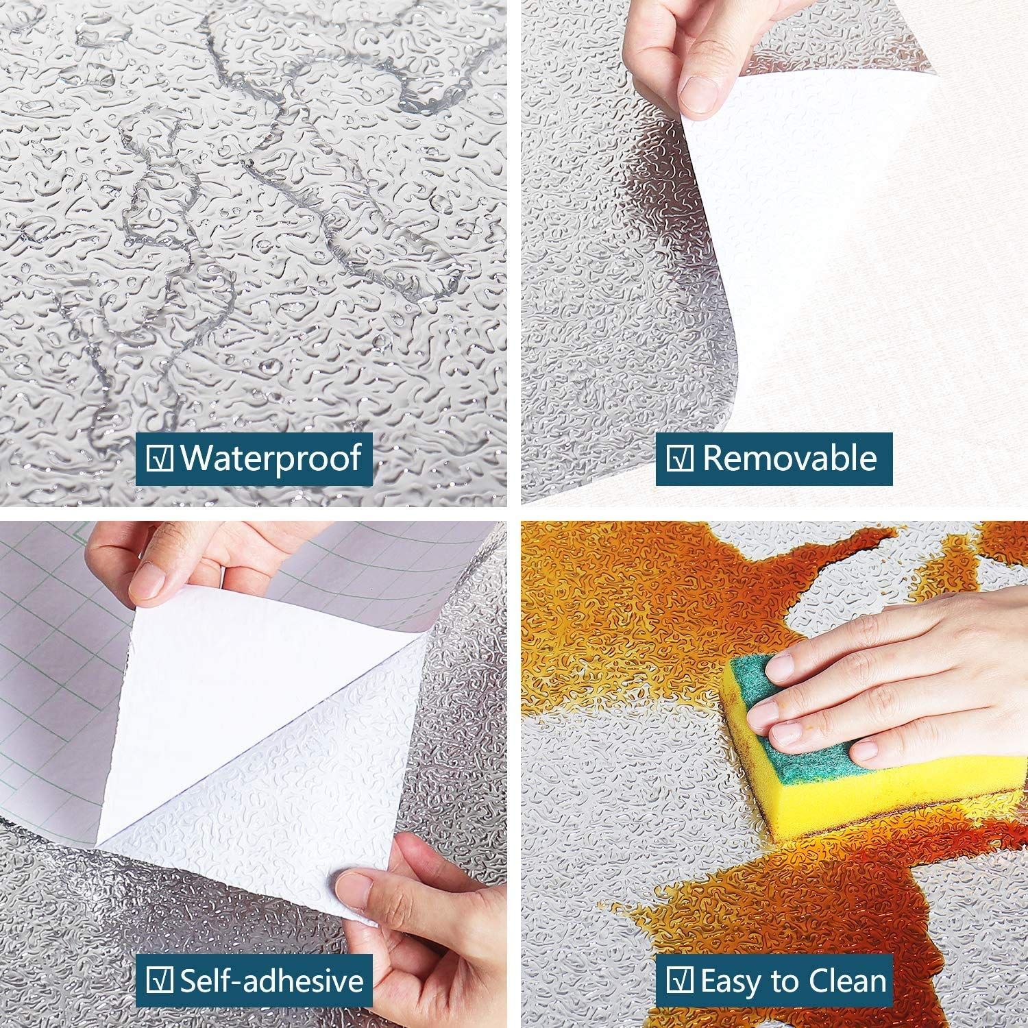 Kitchen PVC Self-Adhesive Wallpaper view 3