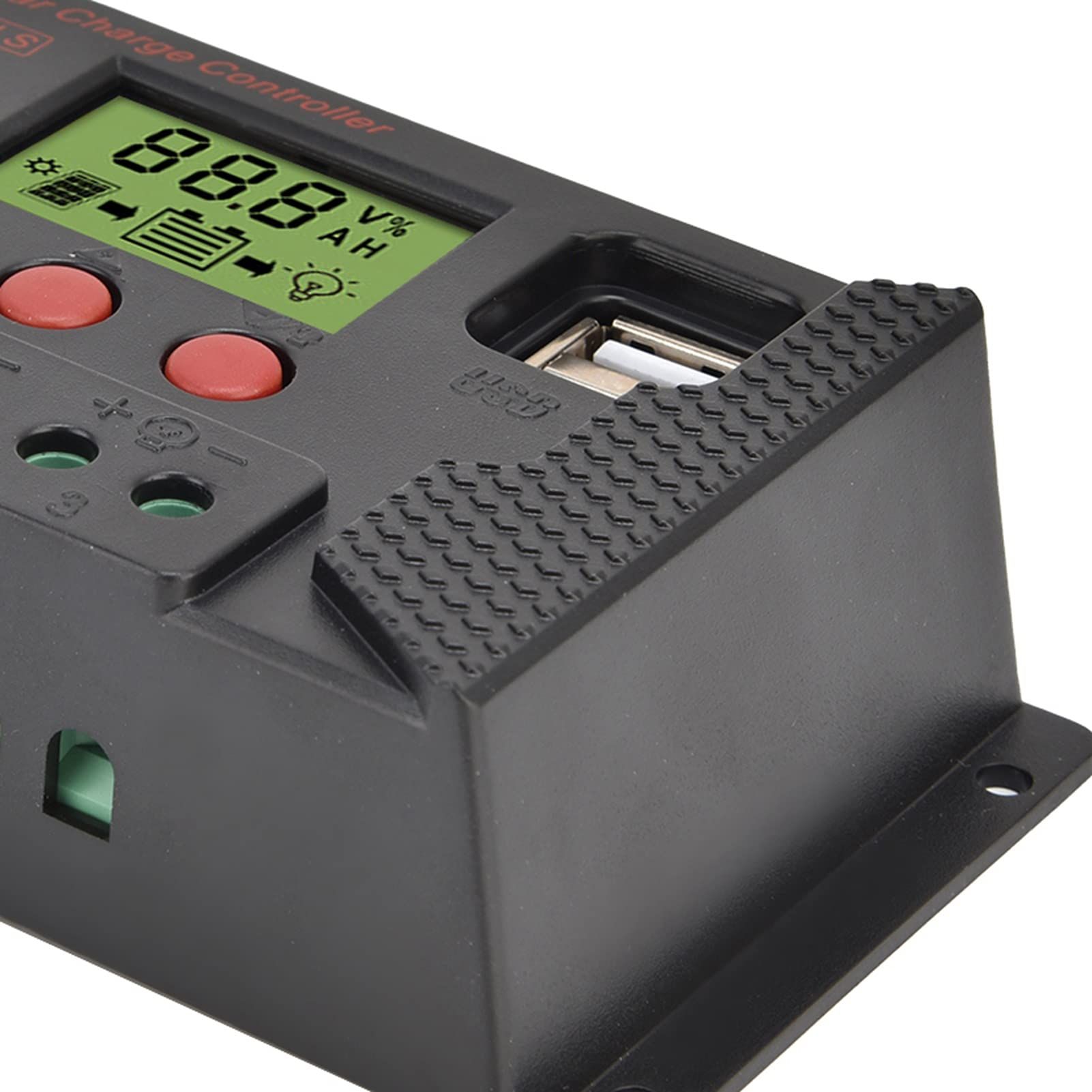 30A Solar Charge Controller LCD Auto Solar Power Panel Regulator MPPT Dual USB view 5