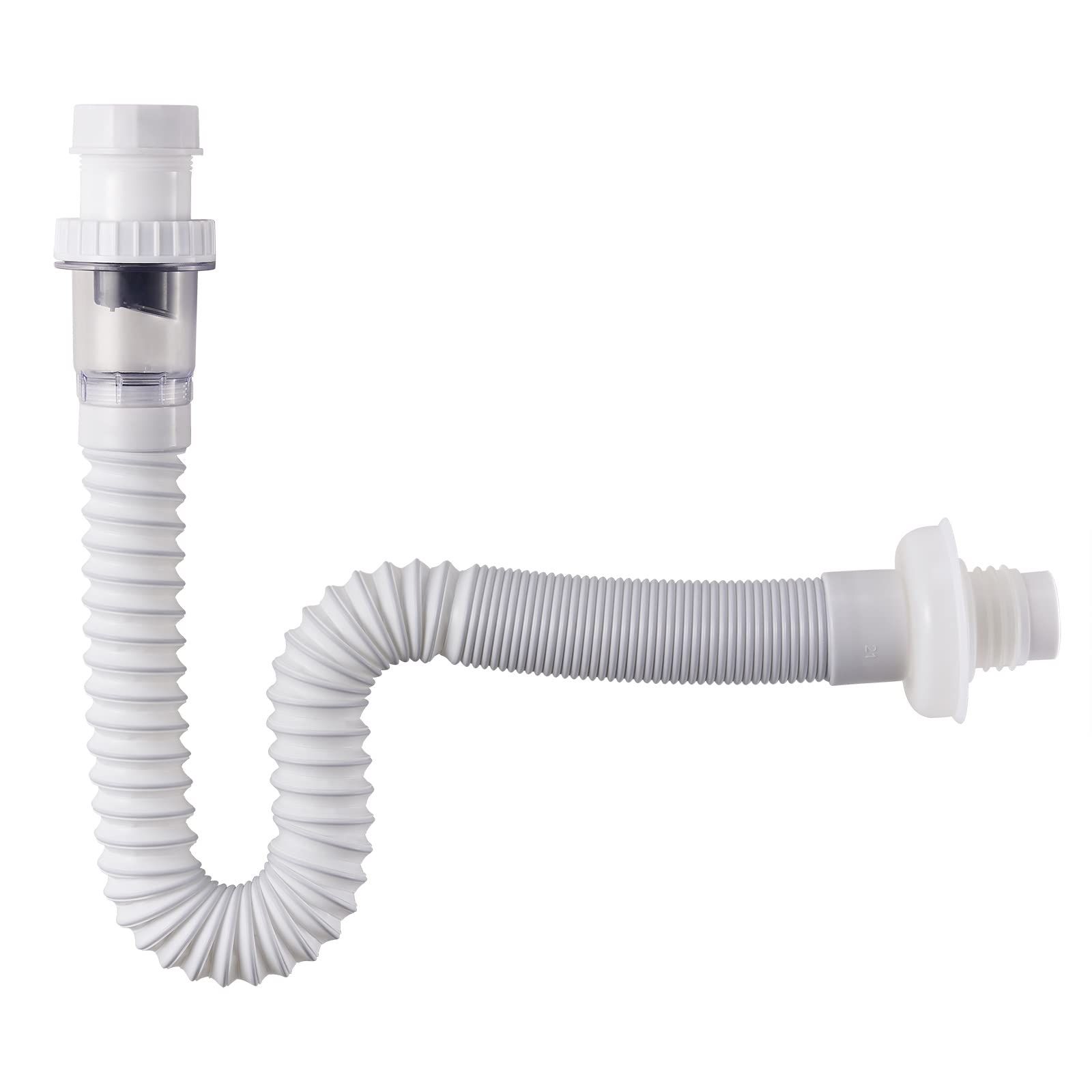 1-1/4 Inch Anti-Odor Expandable Flexible Universal Sink Drain Pipe Wash Basin