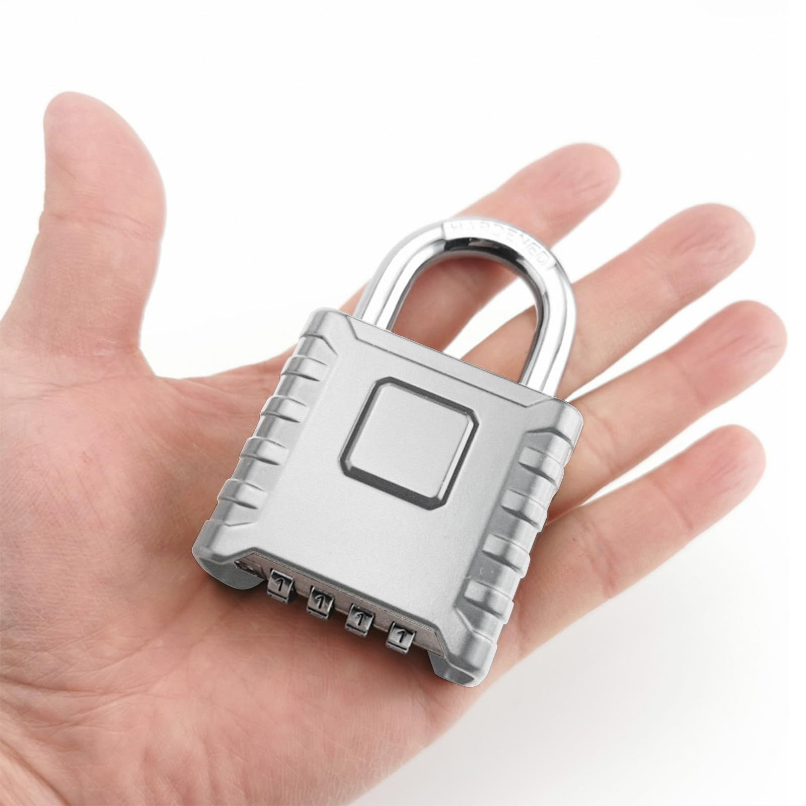 Combination Padlock, 4 Digit Combination Lock, Rainproof Outdoor Truck view 2