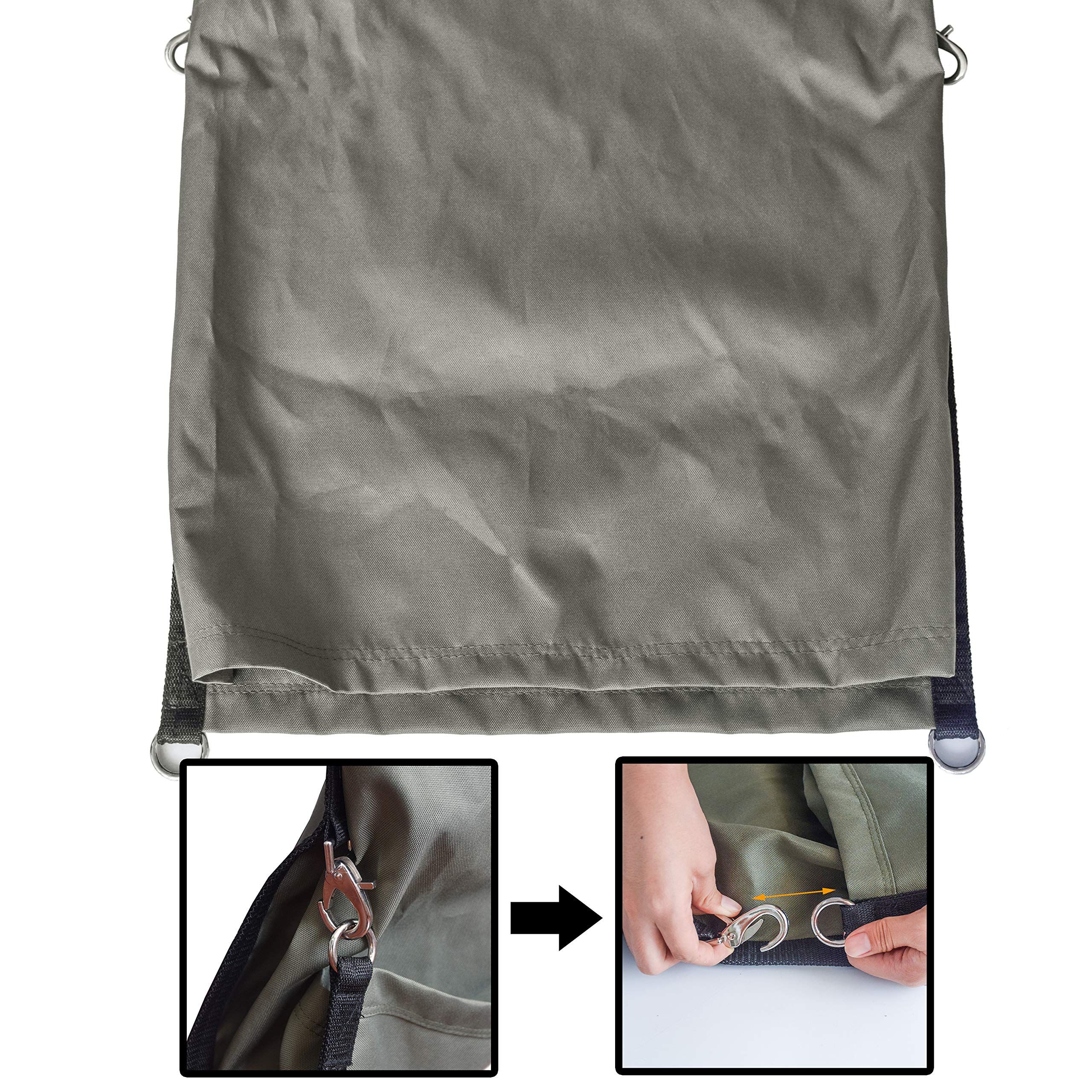 Large Garden Harvest Picking Apron with Deep Pocket Oxford Fruit&Vegetable view 4