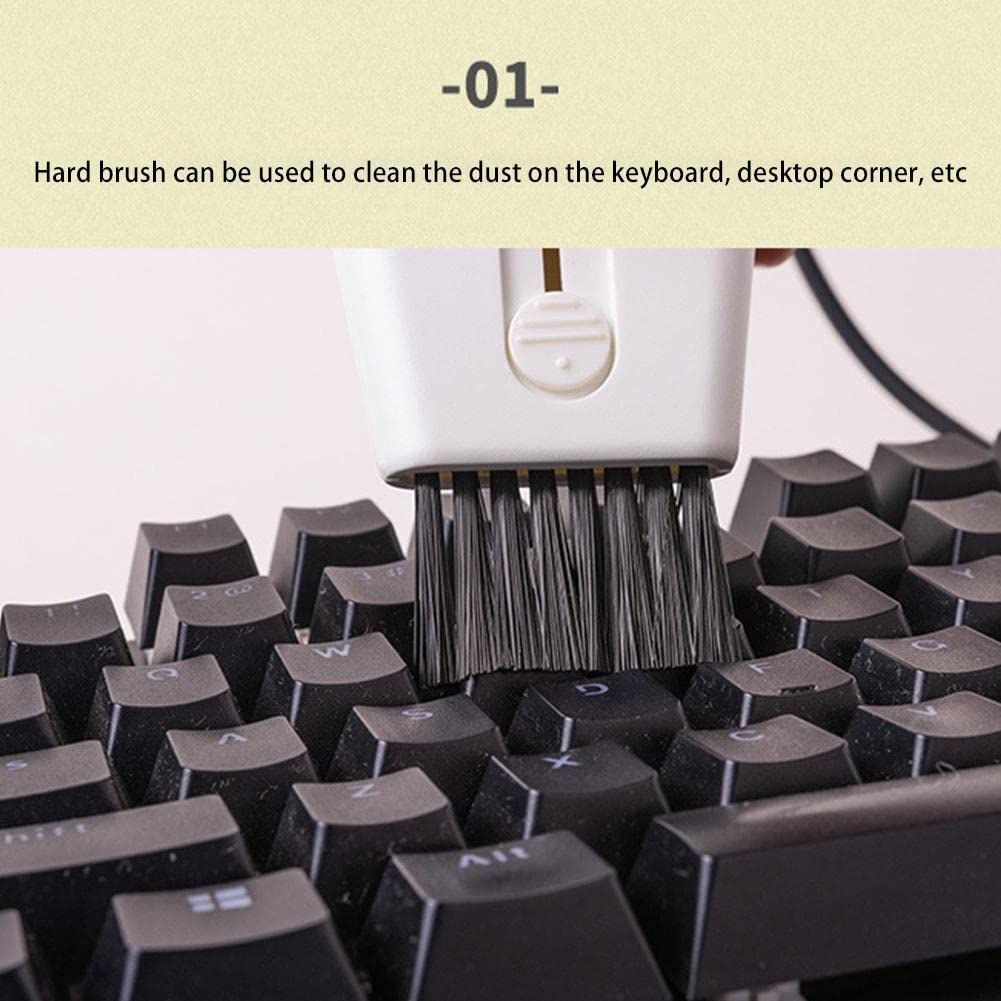 3pcs Keyboard Cleaning Brush Retractable Double Head Computer Monitor Clean view 4