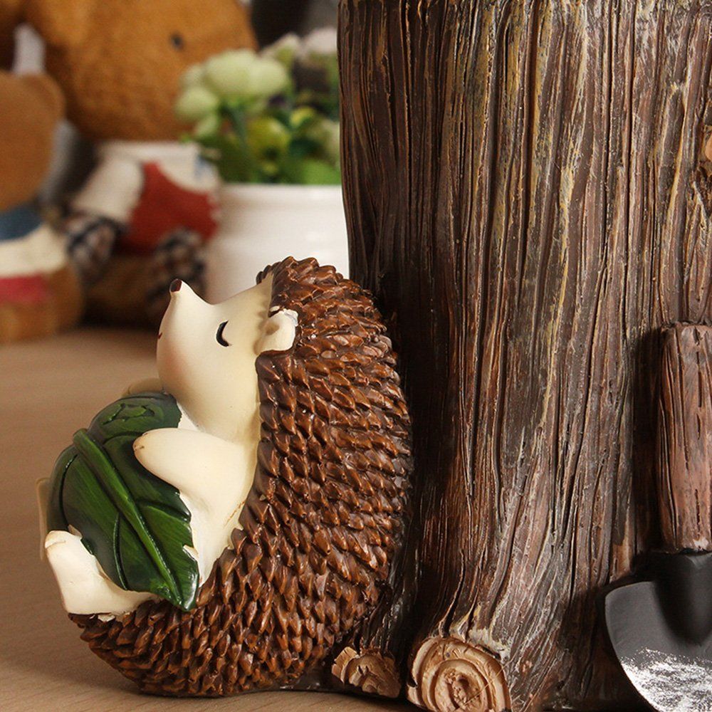 Cute Hedgehog Desk Pen Pencil Pot Holder view 3
