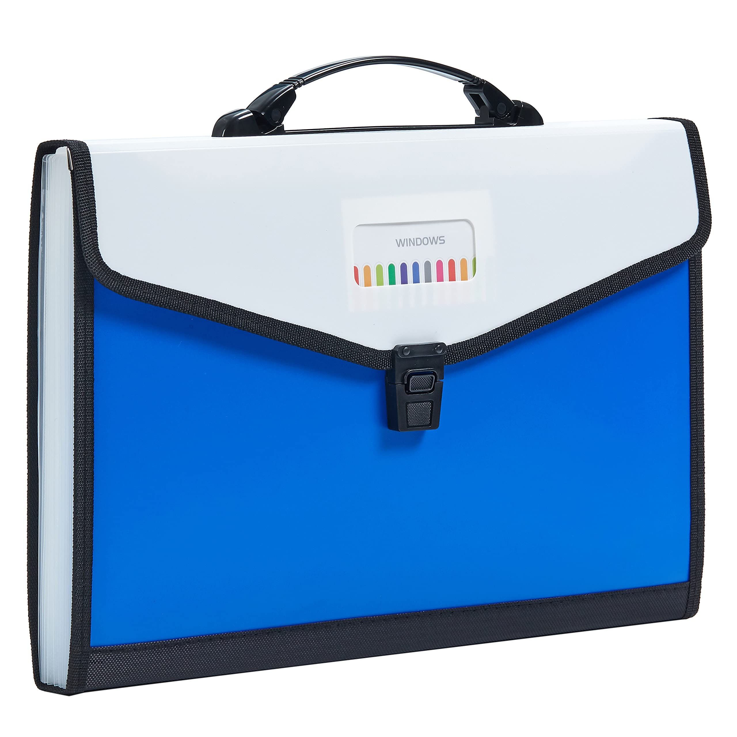 13-Pockets Expanding File Folder with Handle