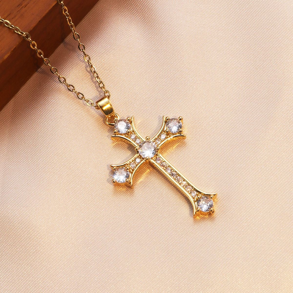 Cross Necklaces for Women Jewelry Necklaces for Teen Girls Women Plated Cross view 5