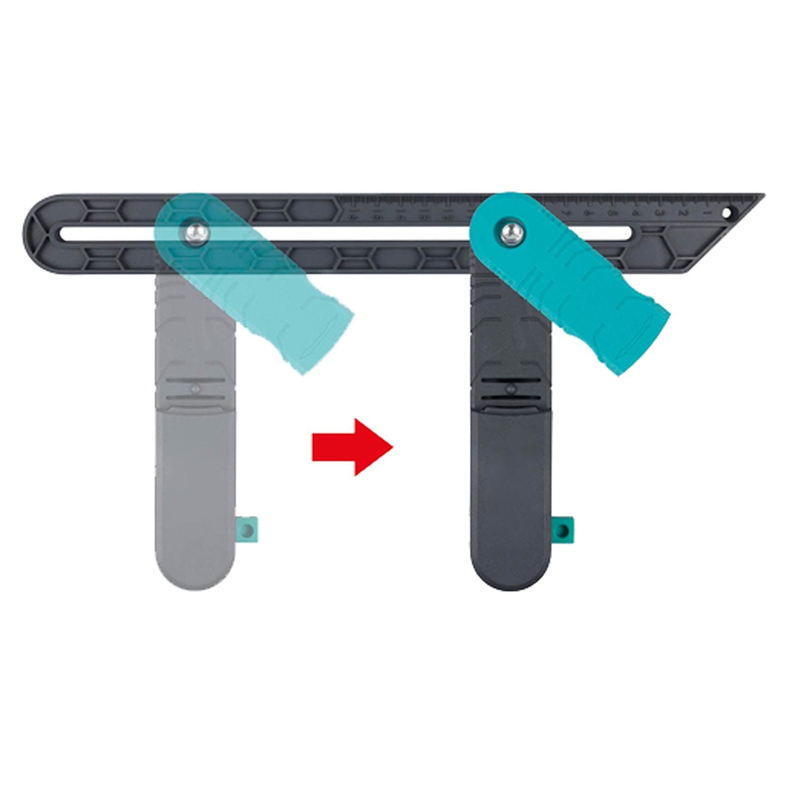 Angle Measure Tool,Digital Angle Finder Tool,Woodworkers Edge Ruler view 4