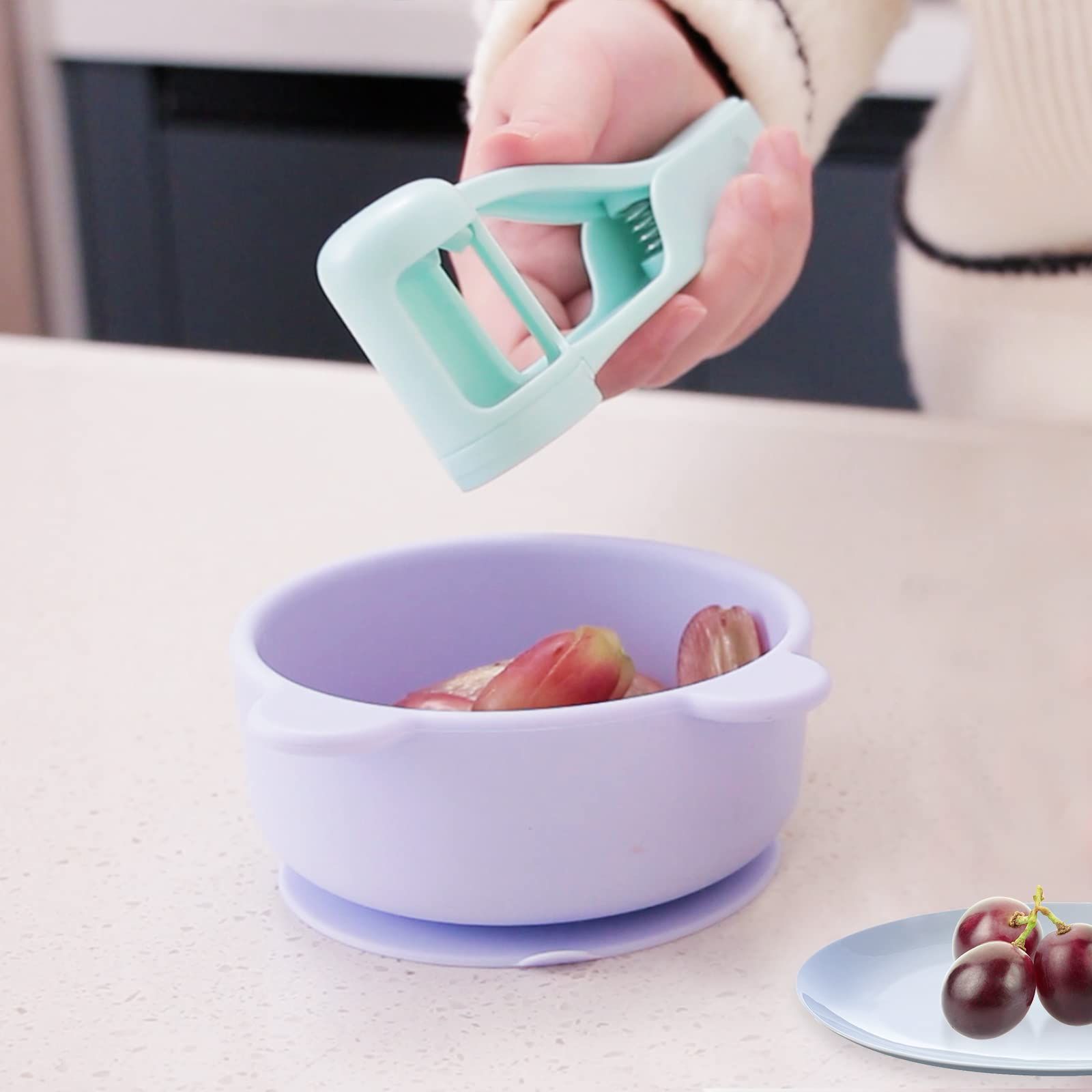 Grape Tomato Cherry Strawberry Cutter Tools Into 4 Pieces for Vegetable Fruit view 4