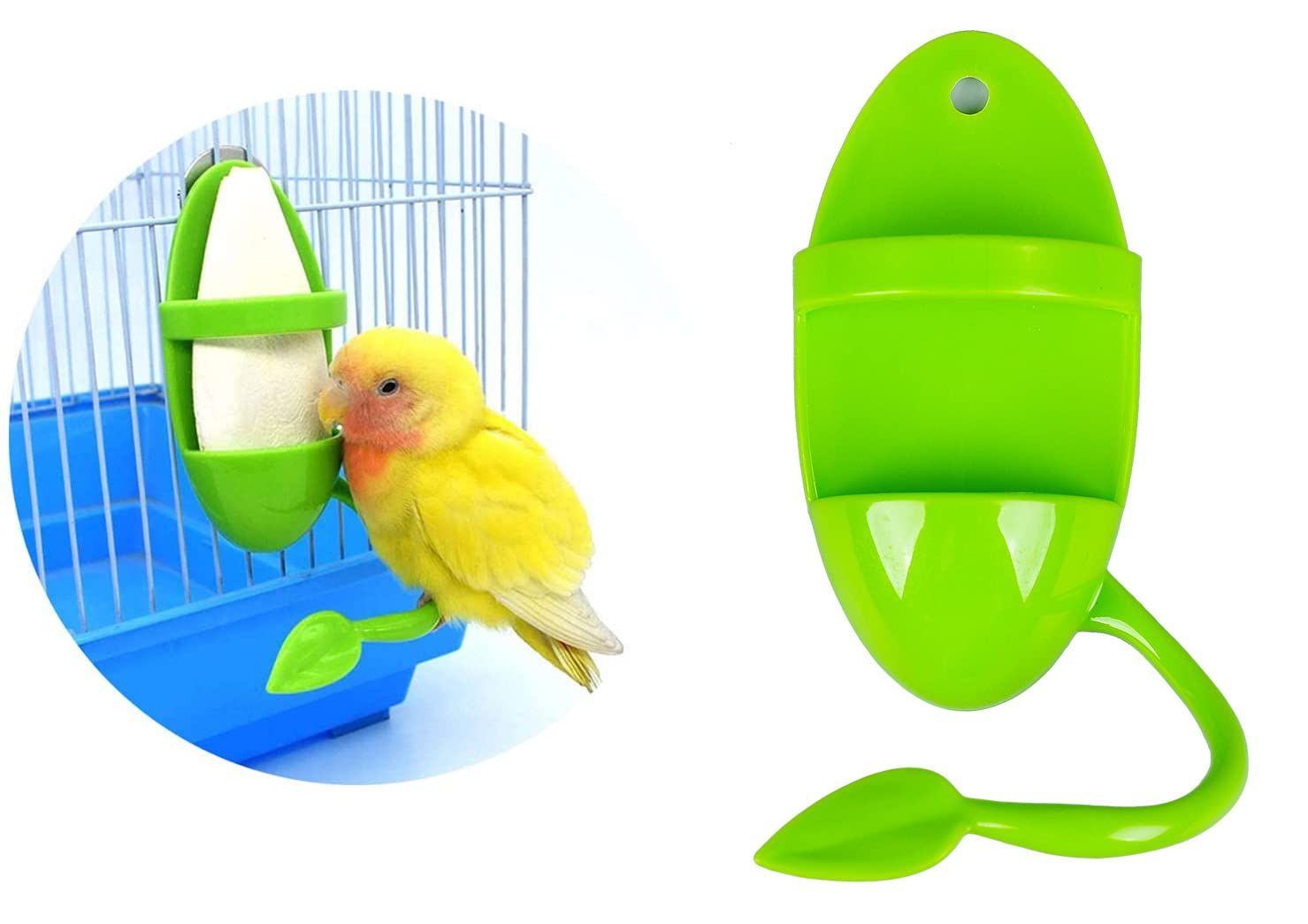 2pcs Plastic Pet Bird Cuttlebone Holder Food Holder view 3