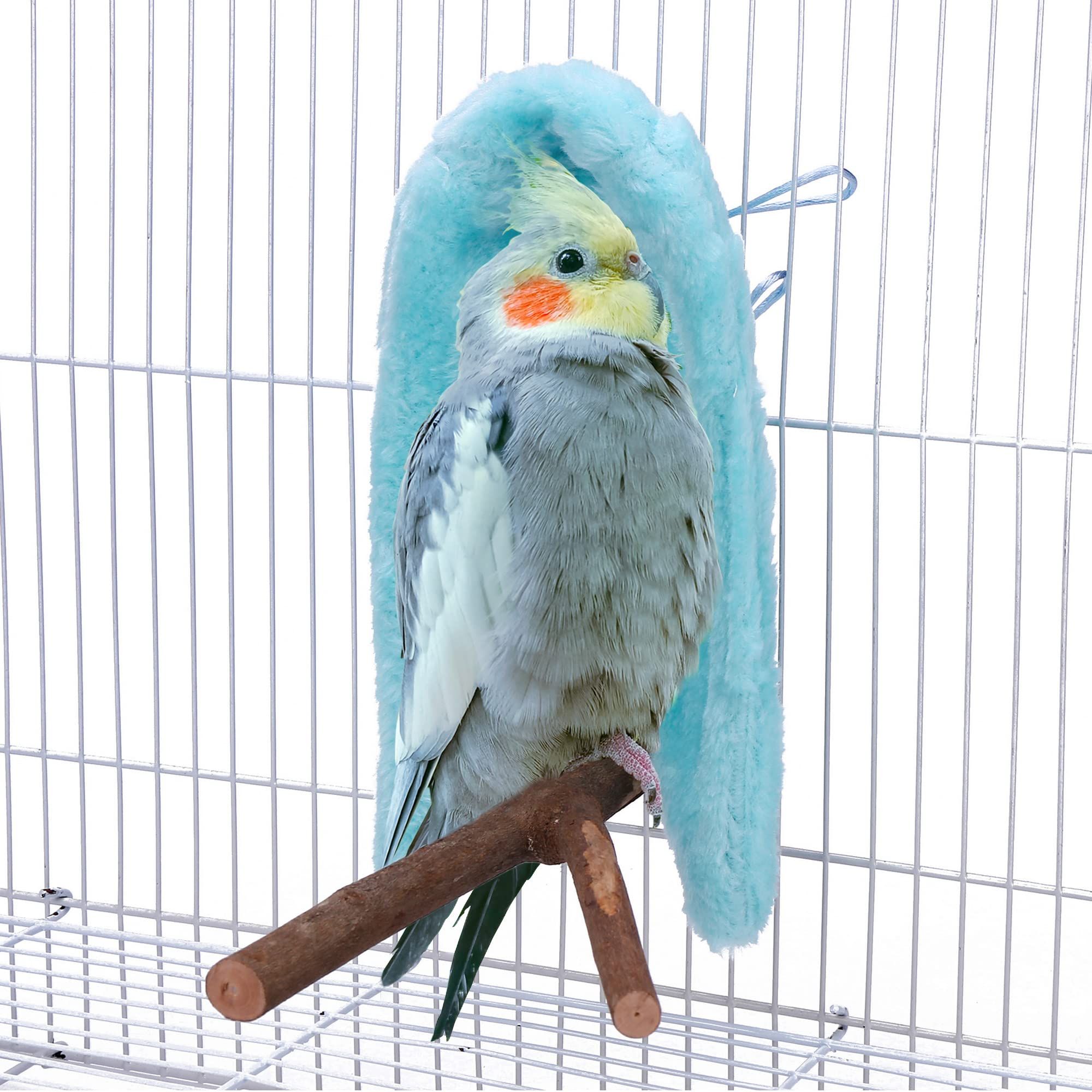 Fleece Bird Blanket Parrot Cage Snuggle Hut Warm Bird Nest House Bed Hanging